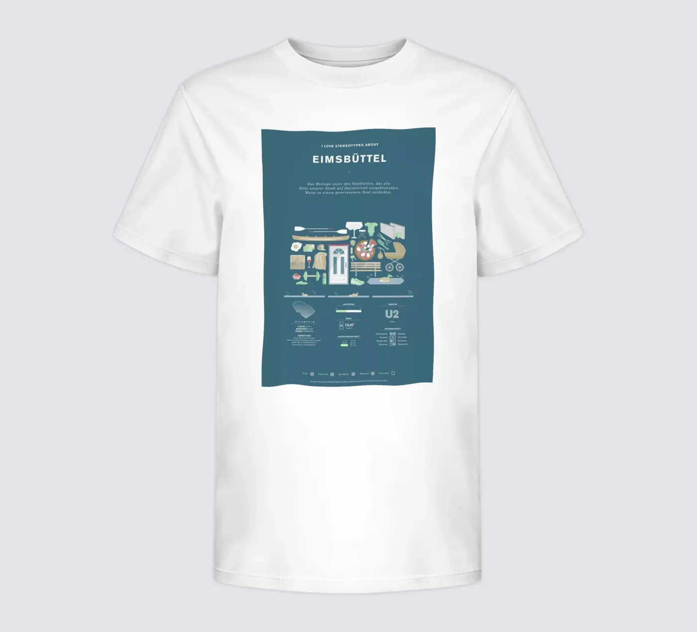 Eimsbüttel Kinder T-Shirt von Bureau Bald GmbH