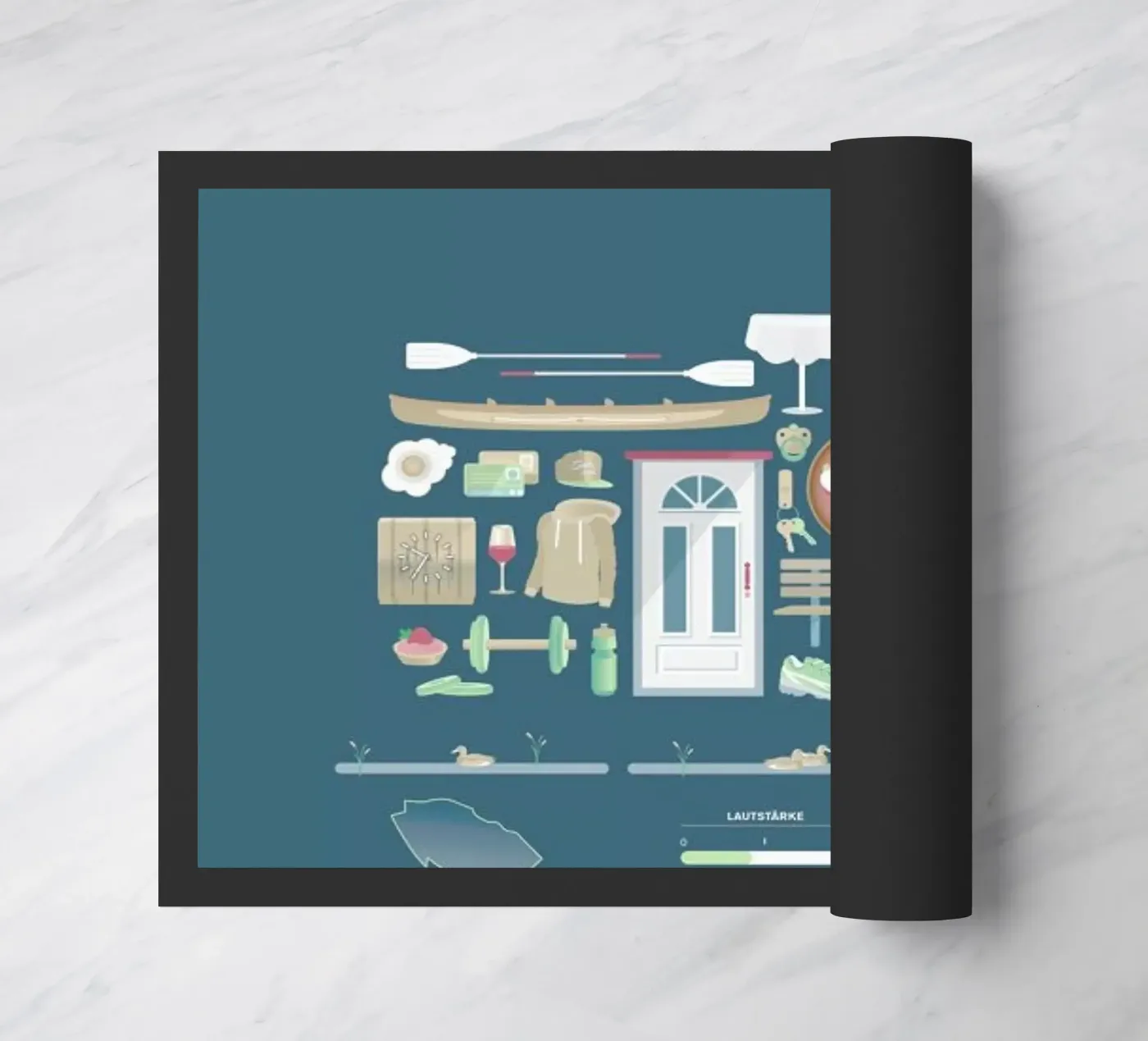 Eimsbüttel Fußmatte von Bureau Bald GmbH