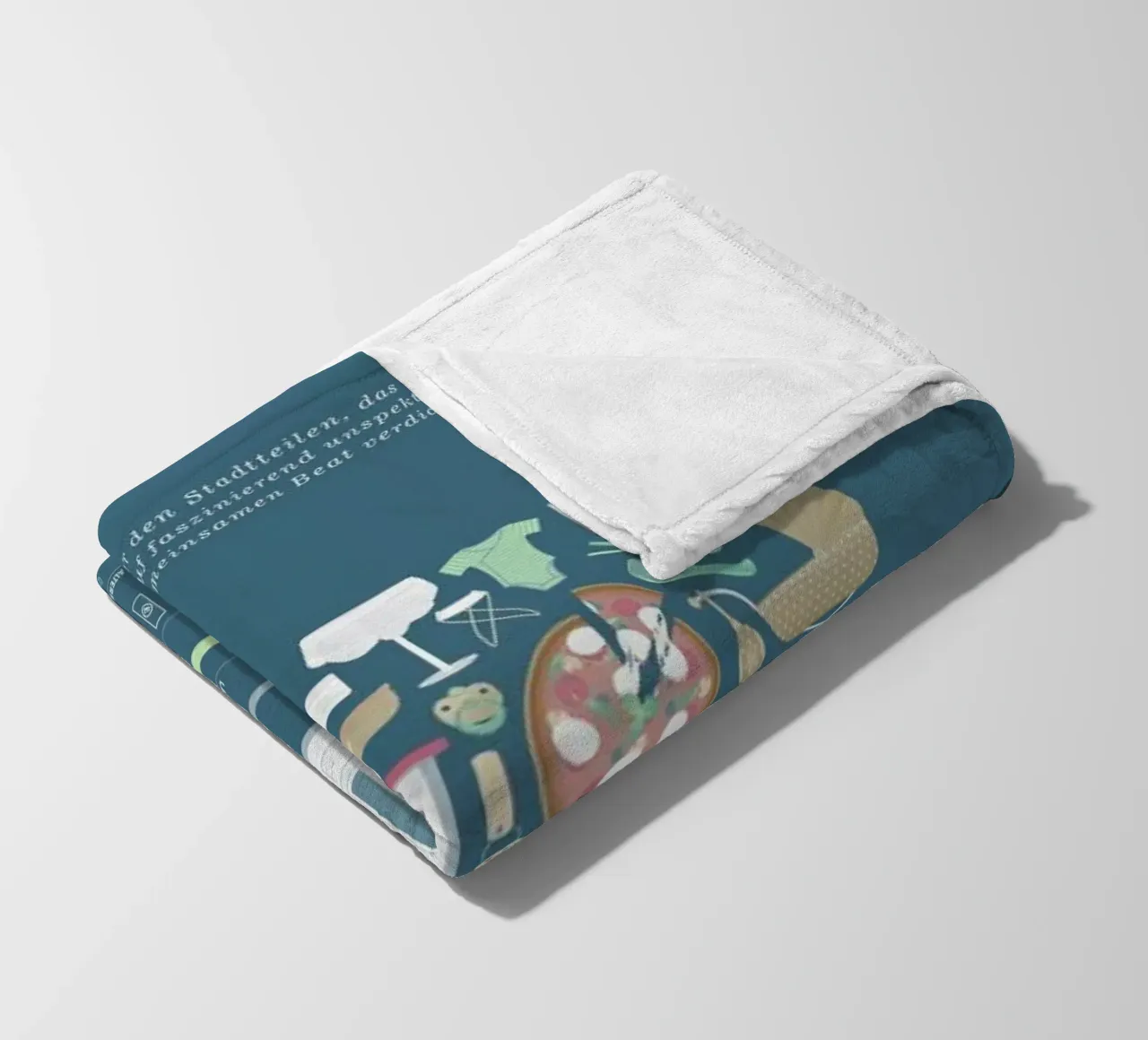 Eimsbüttel fleece blanket by Bureau Bald GmbH