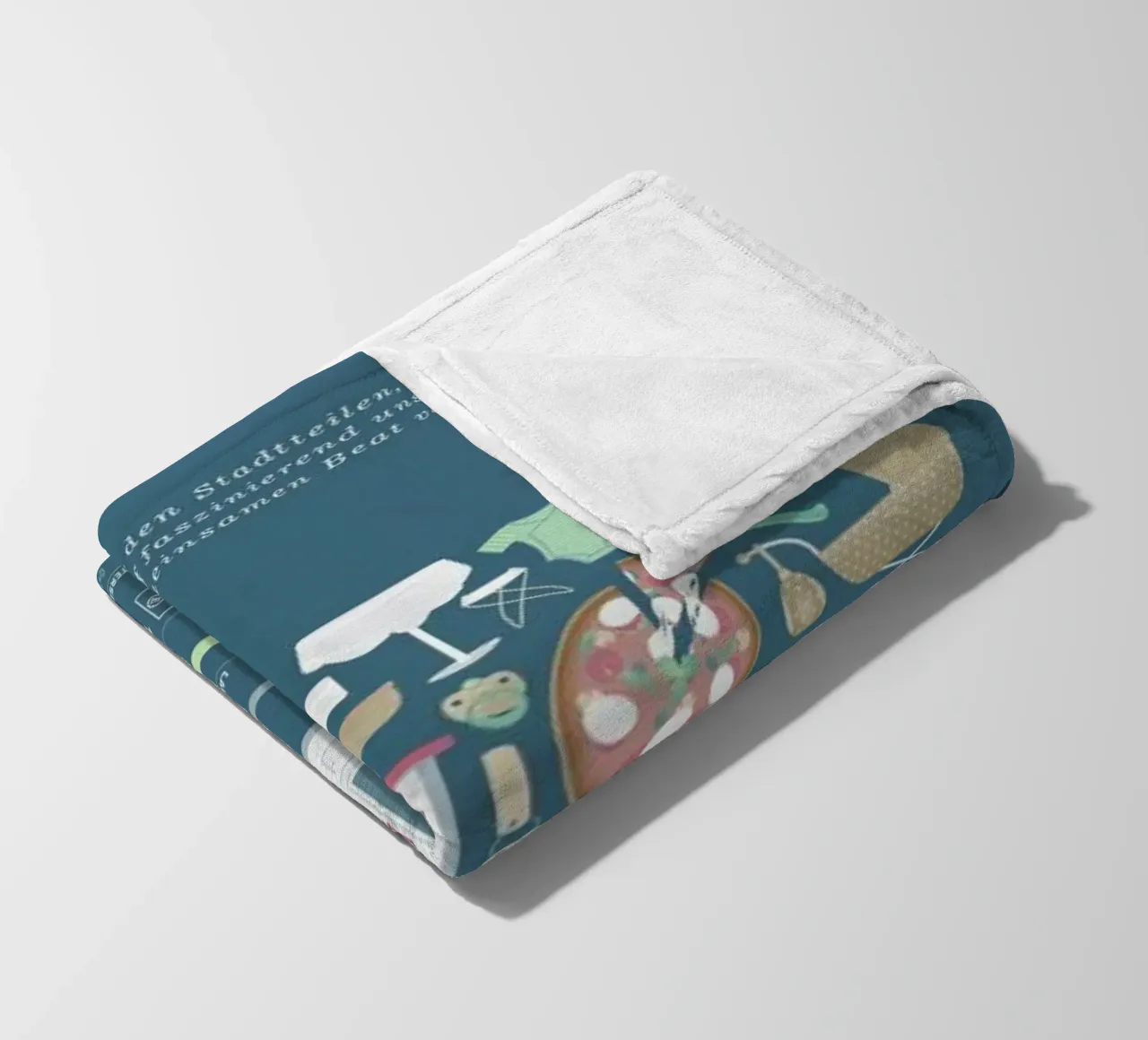 Eimsbüttel fleece blanket by Bureau Bald GmbH