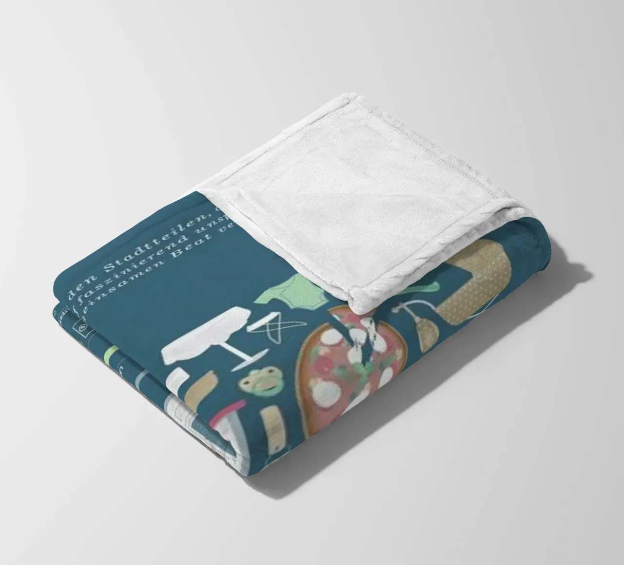 Eimsbüttel fleece blanket by Bureau Bald GmbH