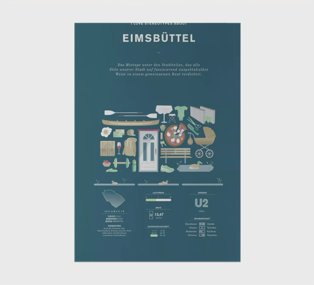 Eimsbüttel carnet de notes de Bureau Bald GmbH