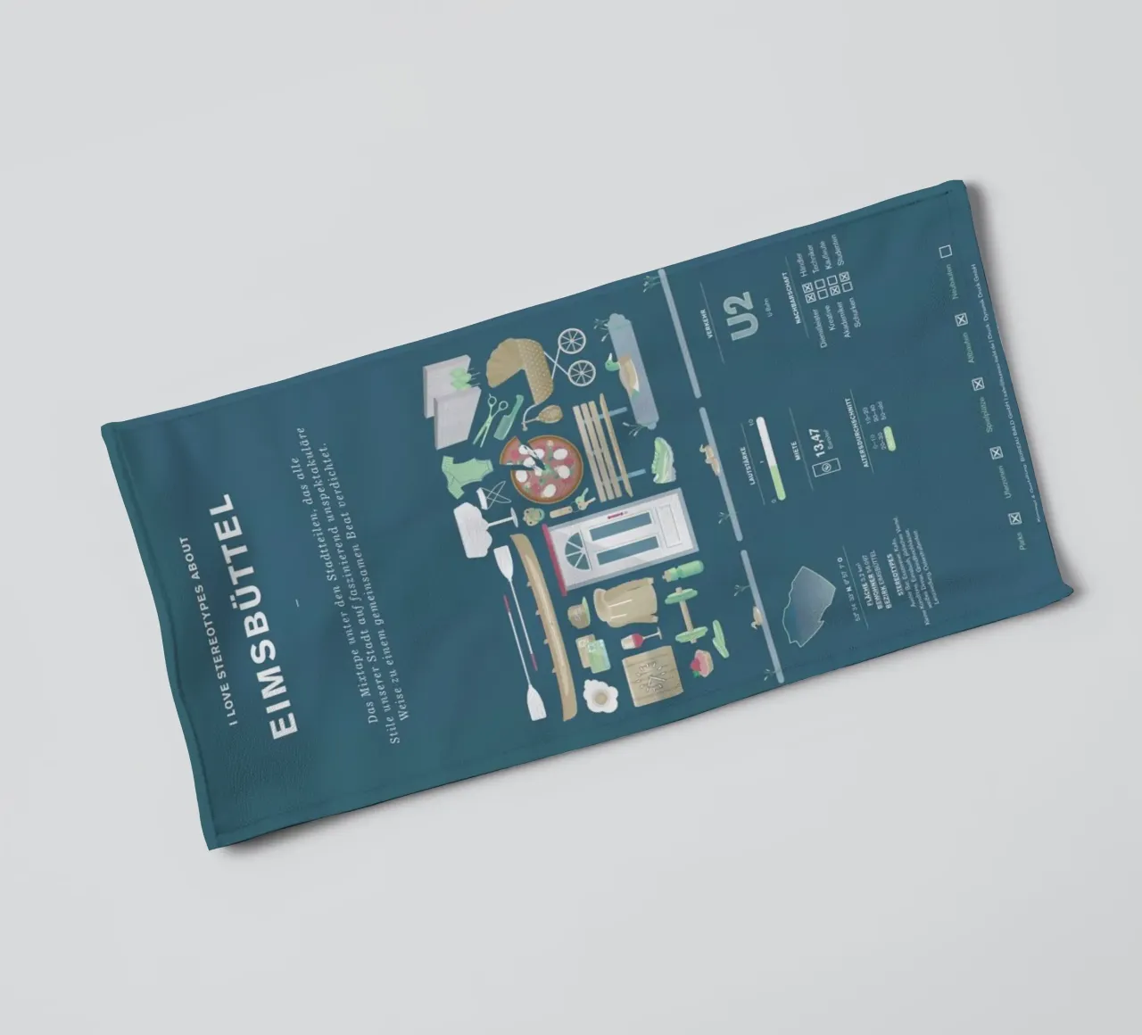 Eimsbüttel towel by Bureau Bald GmbH