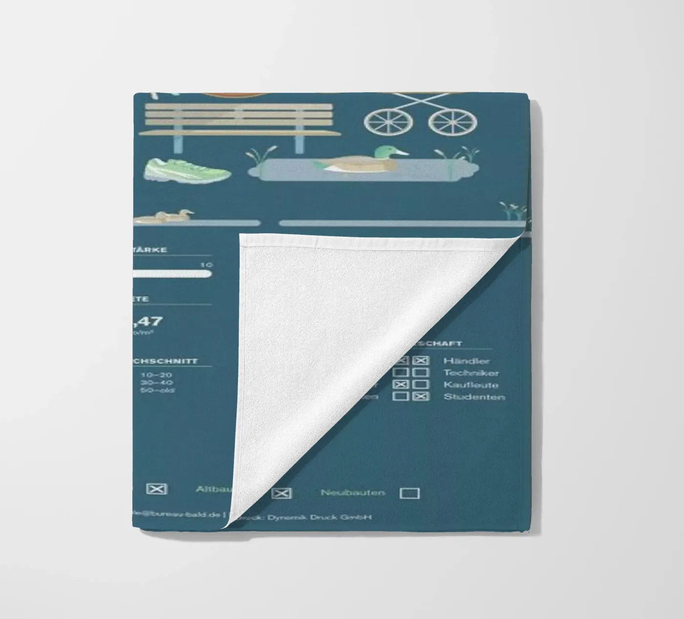 Eimsbüttel serviette de plage de Bureau Bald GmbH