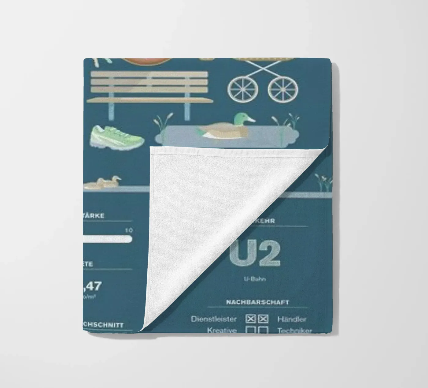 Eimsbüttel serviette de plage de Bureau Bald GmbH