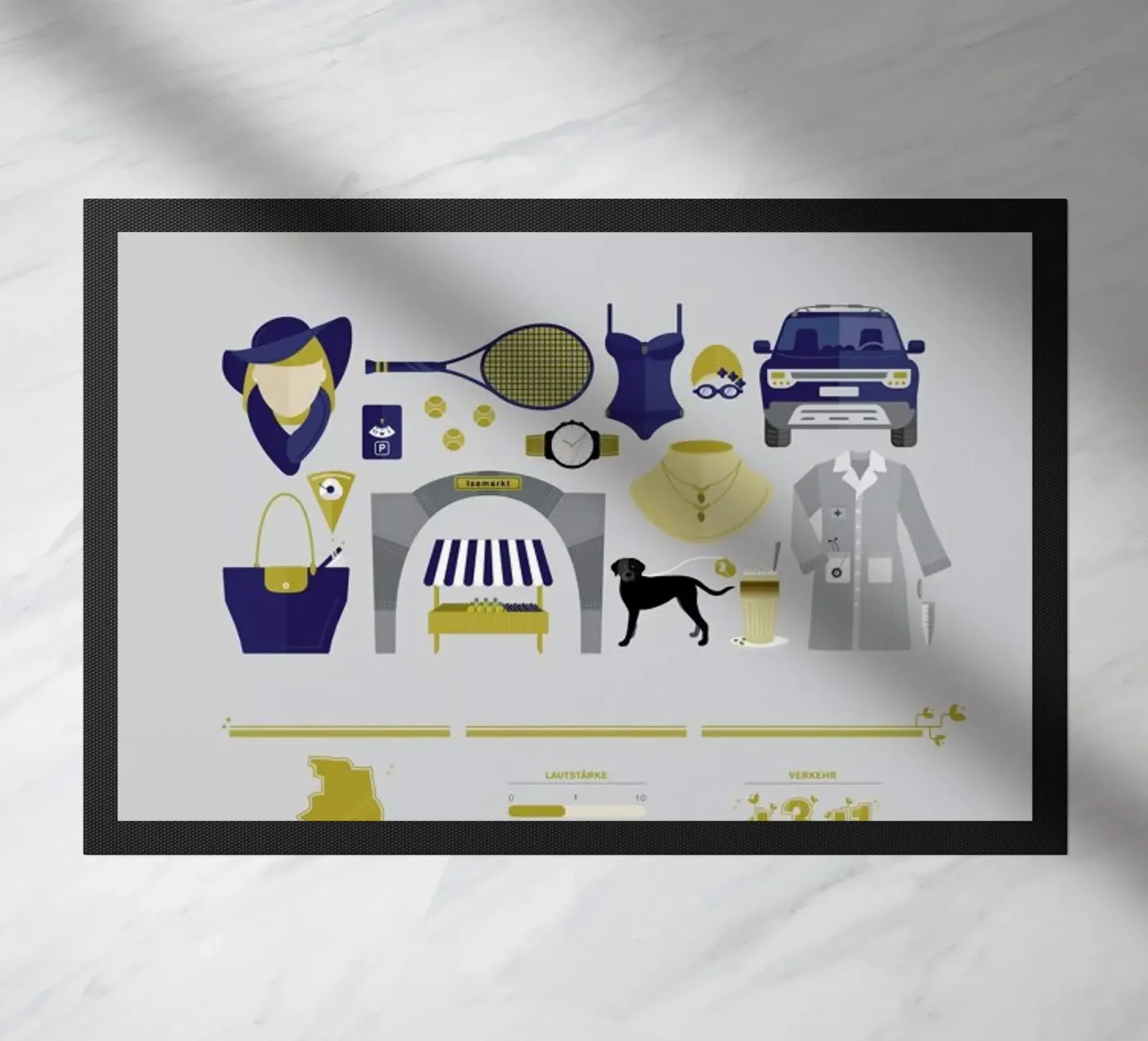 Eppendorf deurmat van Bureau Bald GmbH