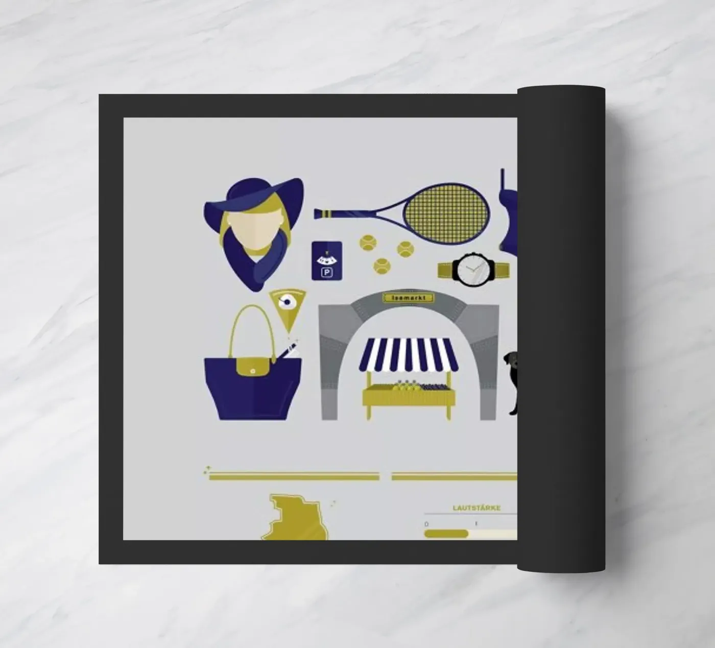 Eppendorf deurmat van Bureau Bald GmbH