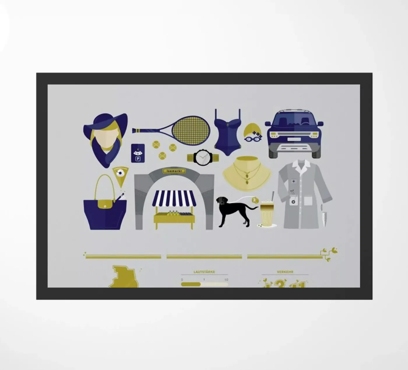 Eppendorf deurmat van Bureau Bald GmbH