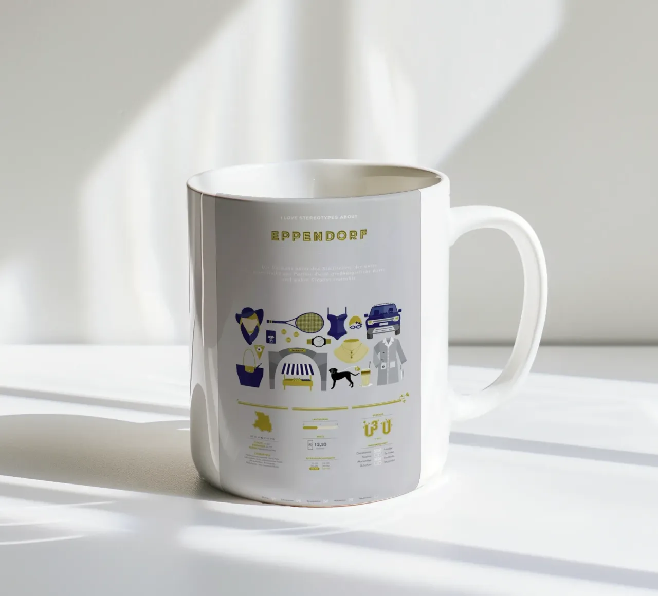 Eppendorf ceramic mug by Bureau Bald GmbH