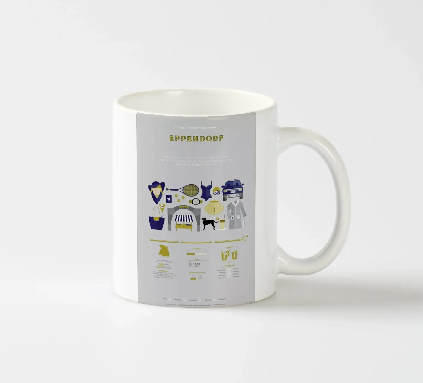 Eppendorf ceramic mug by Bureau Bald GmbH