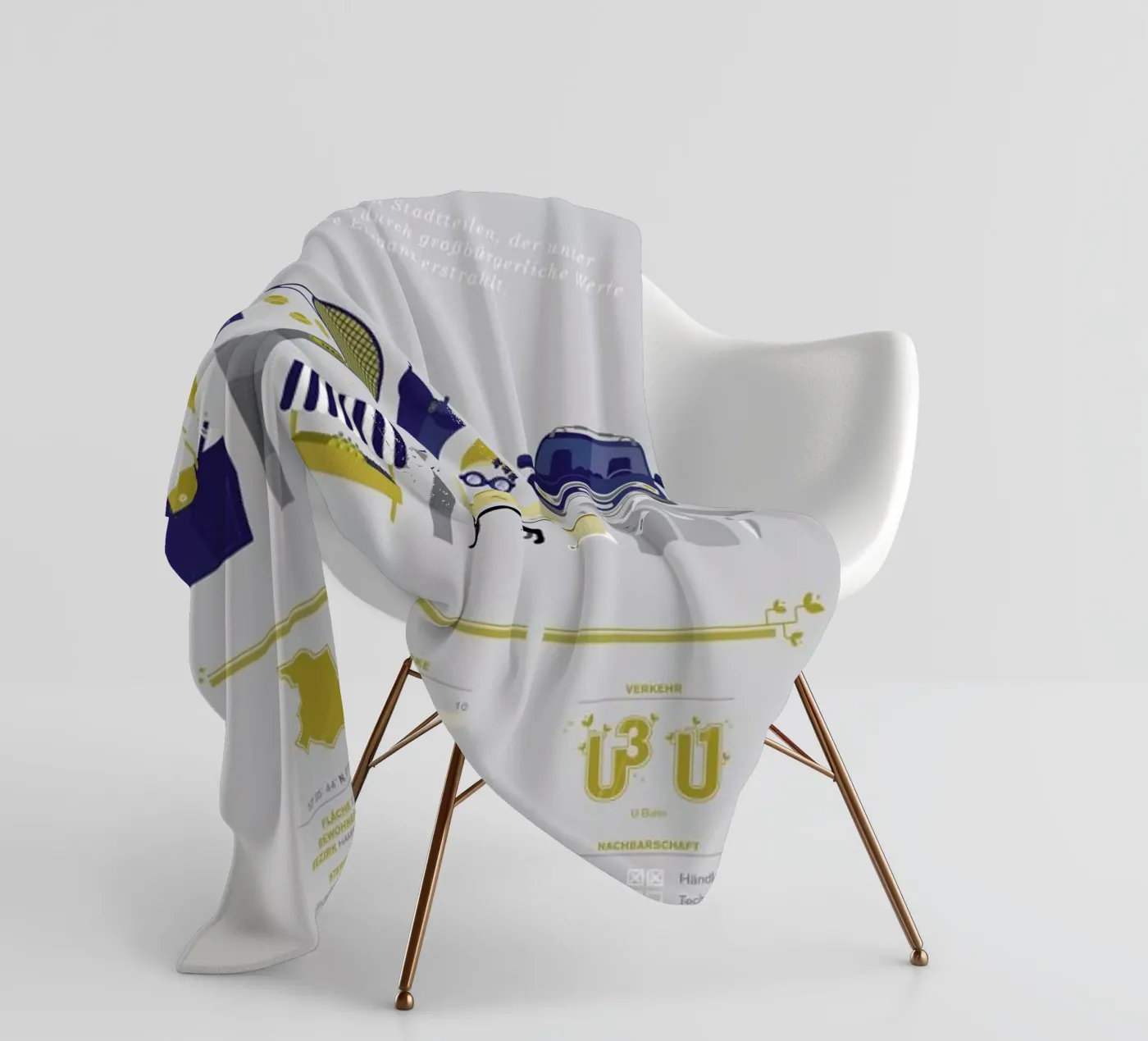 Eppendorf fleecedeken van Bureau Bald GmbH