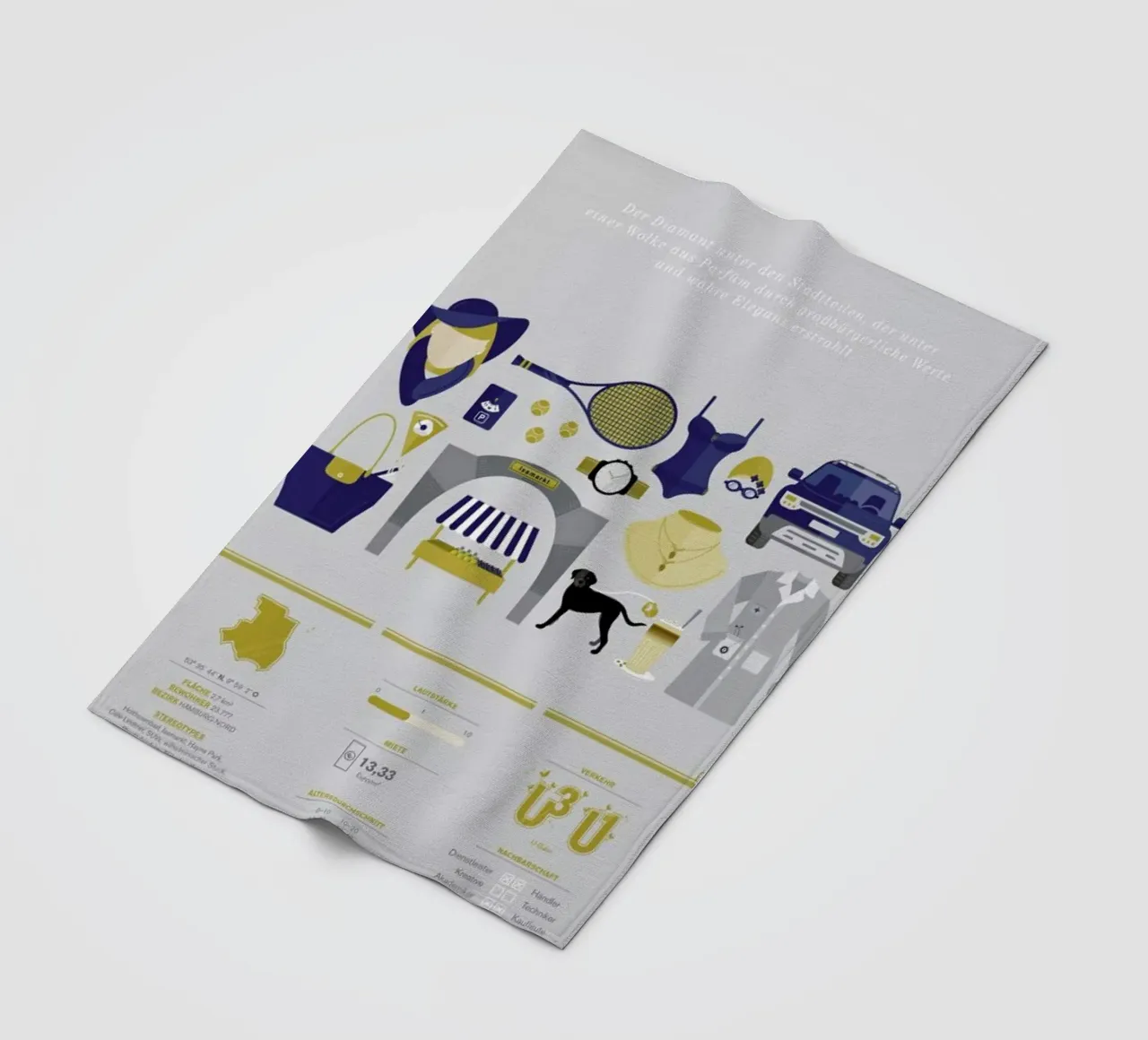 Eppendorf Fleecedecke von Bureau Bald GmbH