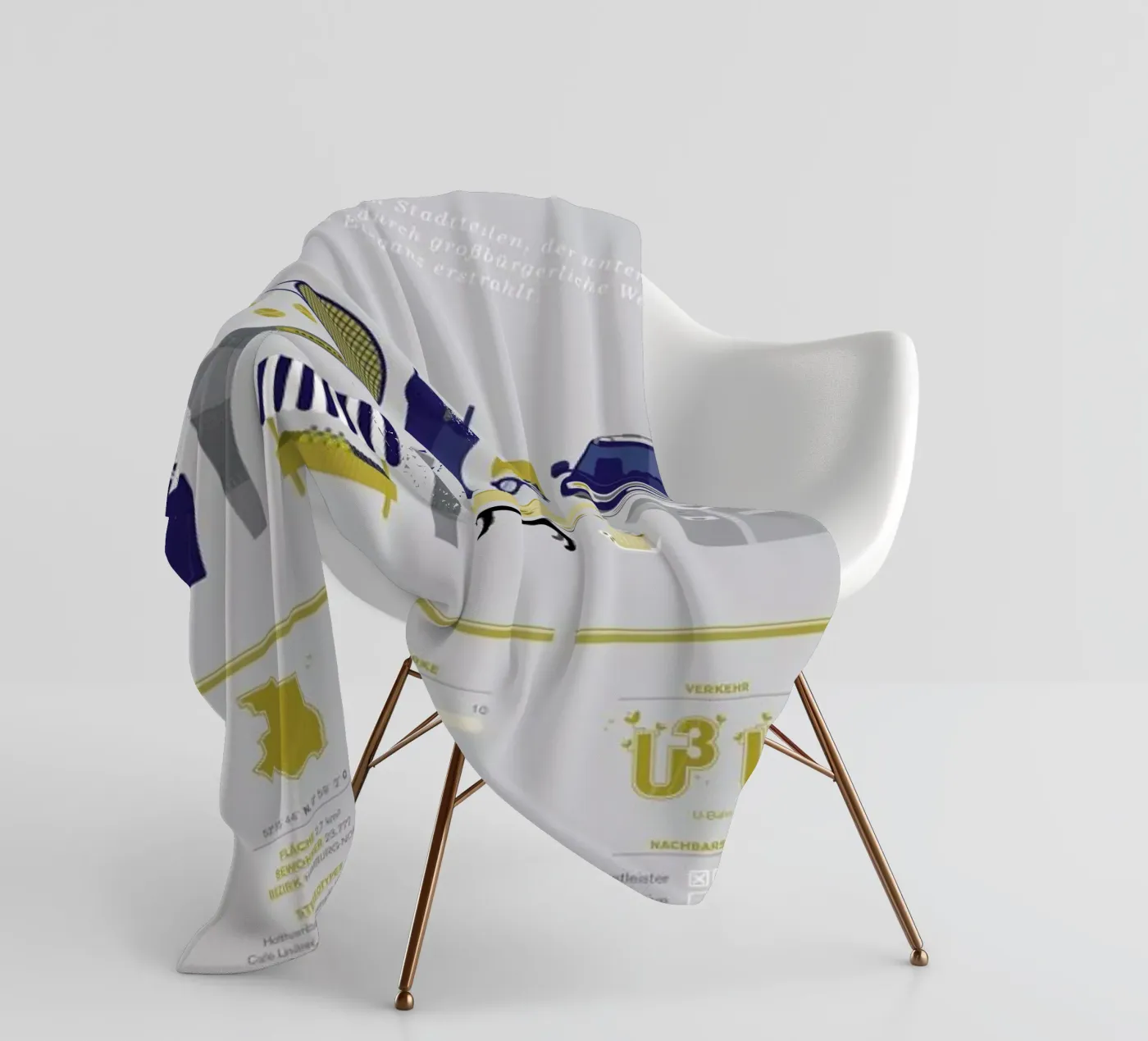 Eppendorf fleecedeken van Bureau Bald GmbH