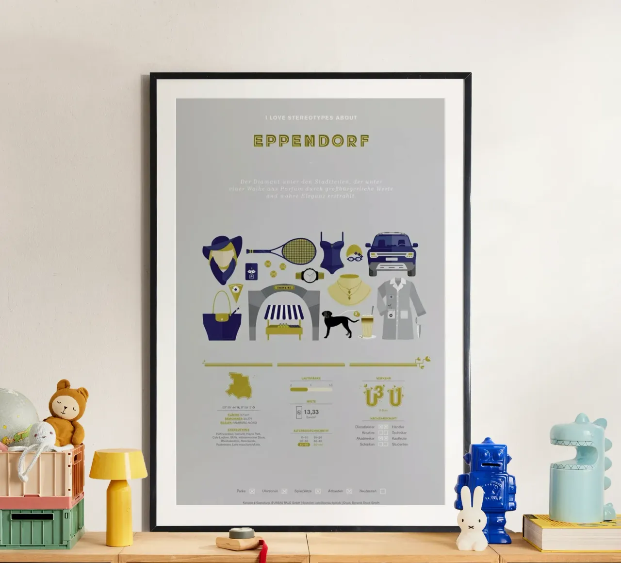 Eppendorf poster van Bureau Bald GmbH