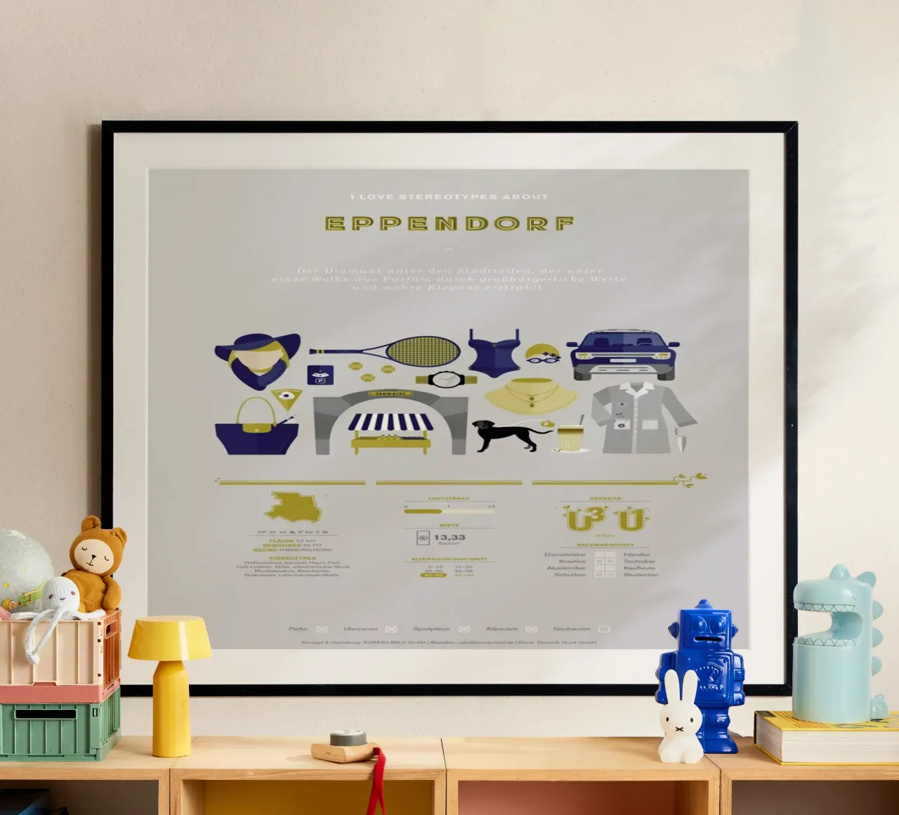 Eppendorf poster van Bureau Bald GmbH