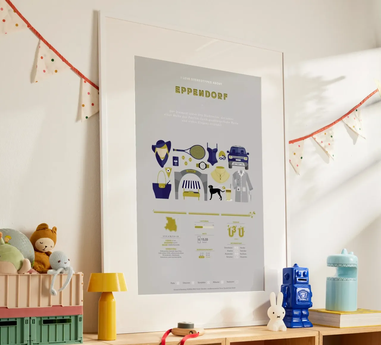 Eppendorf poster van Bureau Bald GmbH