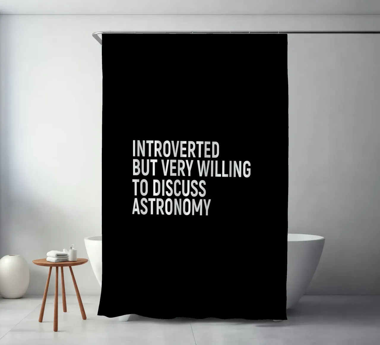 Introverted but very willing to discuss astronomy tenda da doccia da happieeagle
