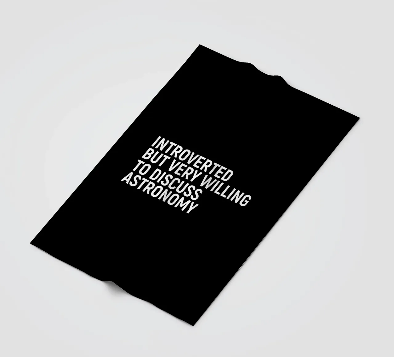 Introverted but very willing to discuss astronomy coperta in pile da happieeagle