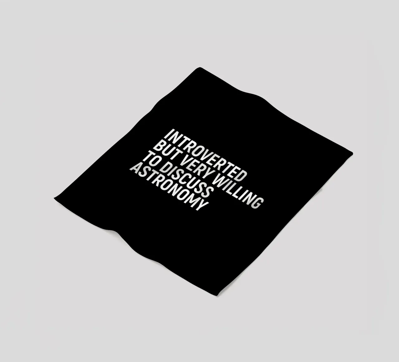 Introverted but very willing to discuss astronomy Fleecedecke von happieeagle