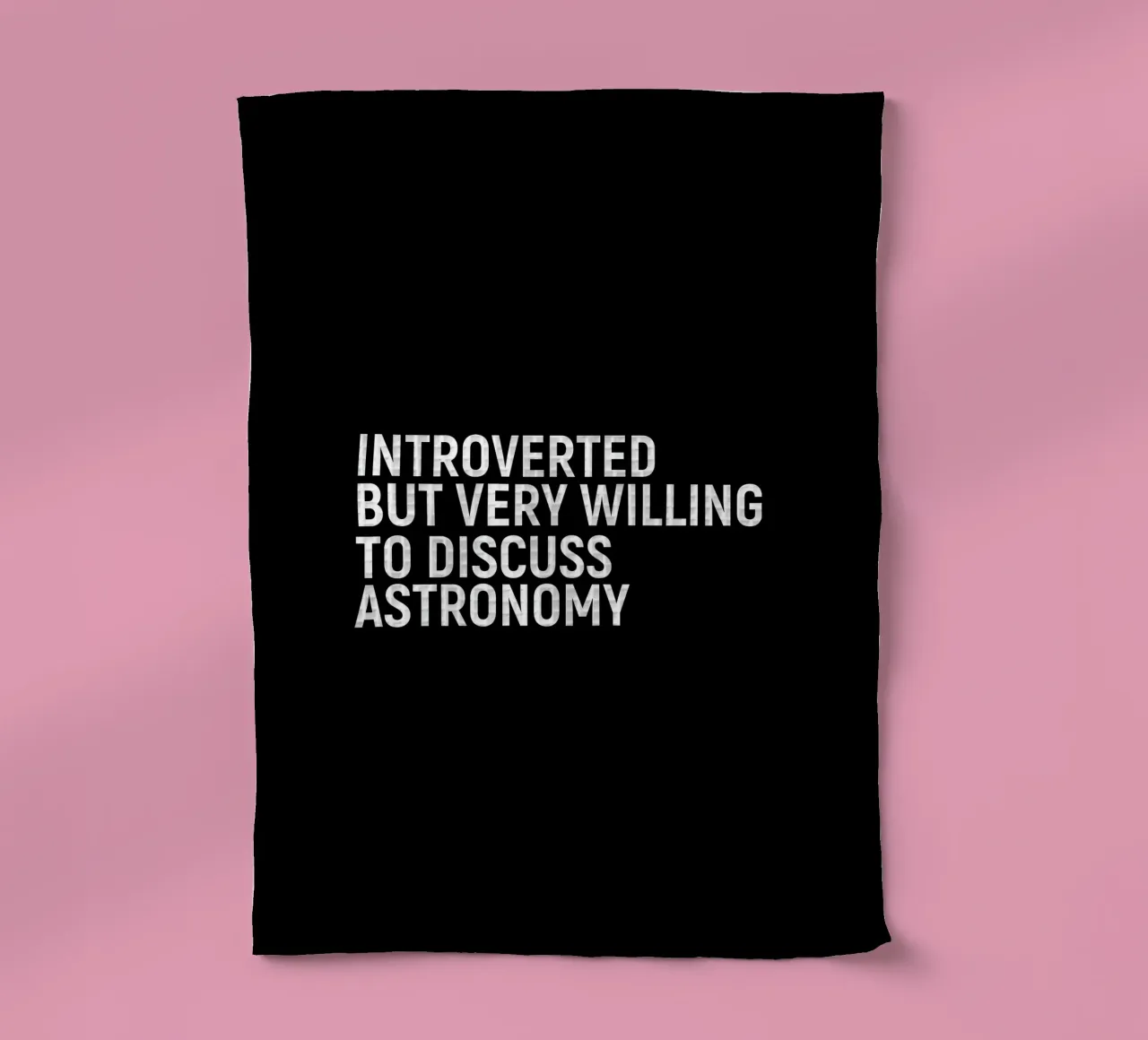 Introverted but very willing to discuss astronomy Geschirrtuch von happieeagle