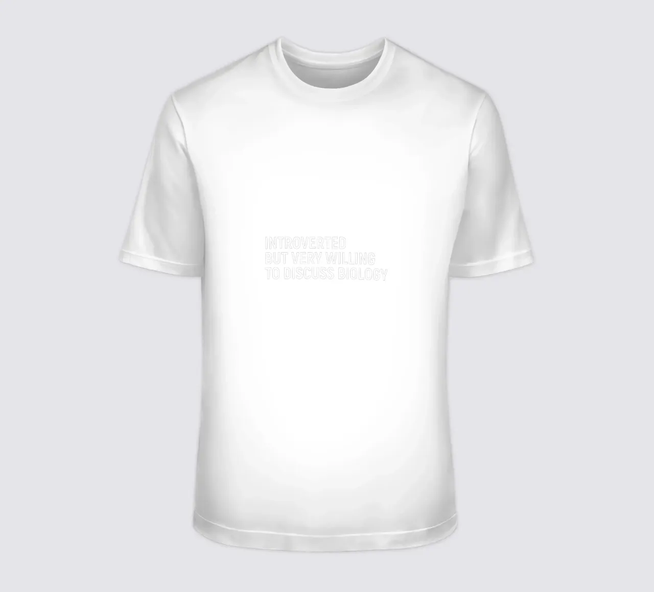 Introverted but very willing to discuss biology t-shirt da happieeagle