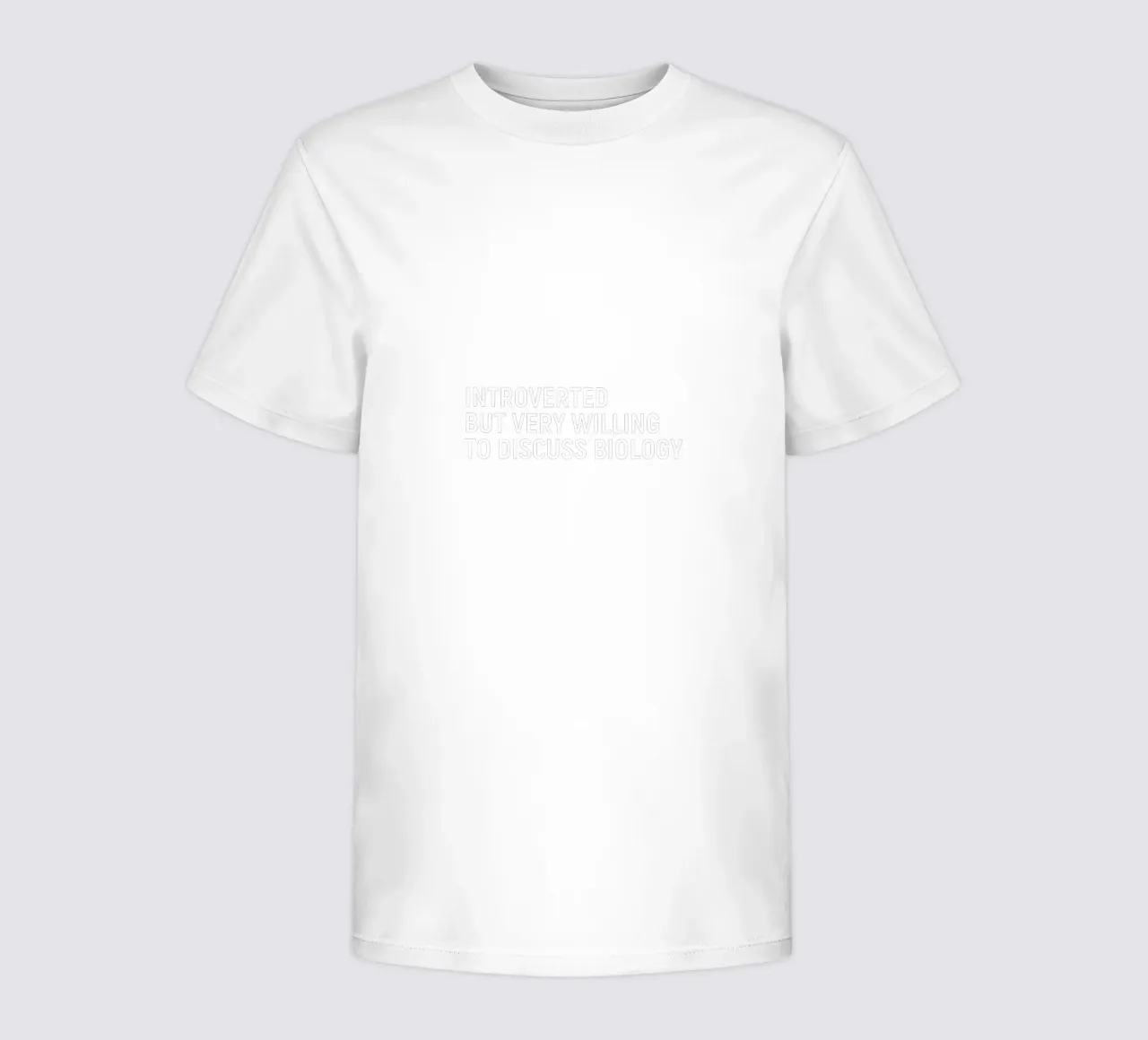 Introverted but very willing to discuss biology t-shirt bambini da happieeagle