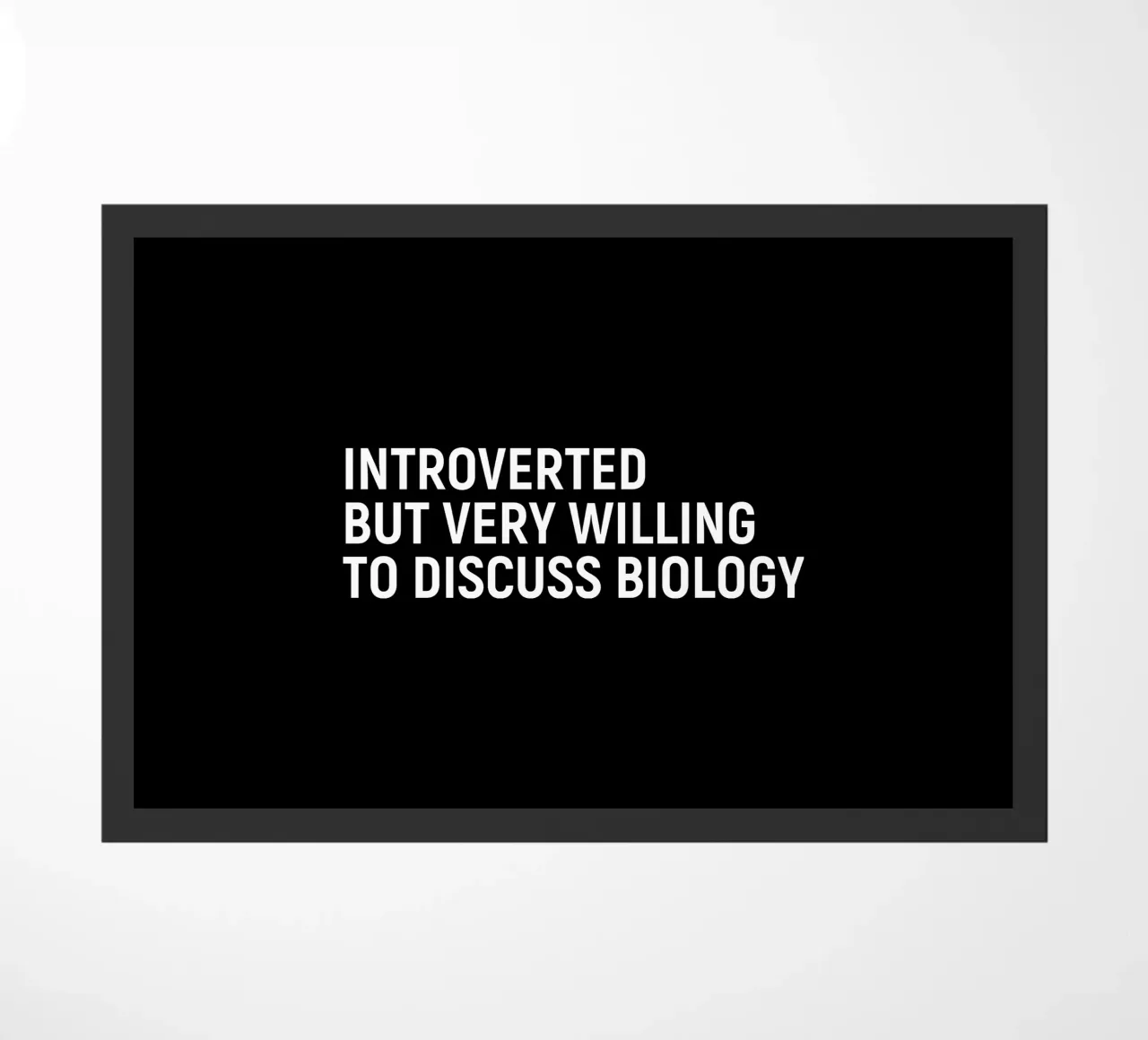 Introverted but very willing to discuss biology zerbino da happieeagle