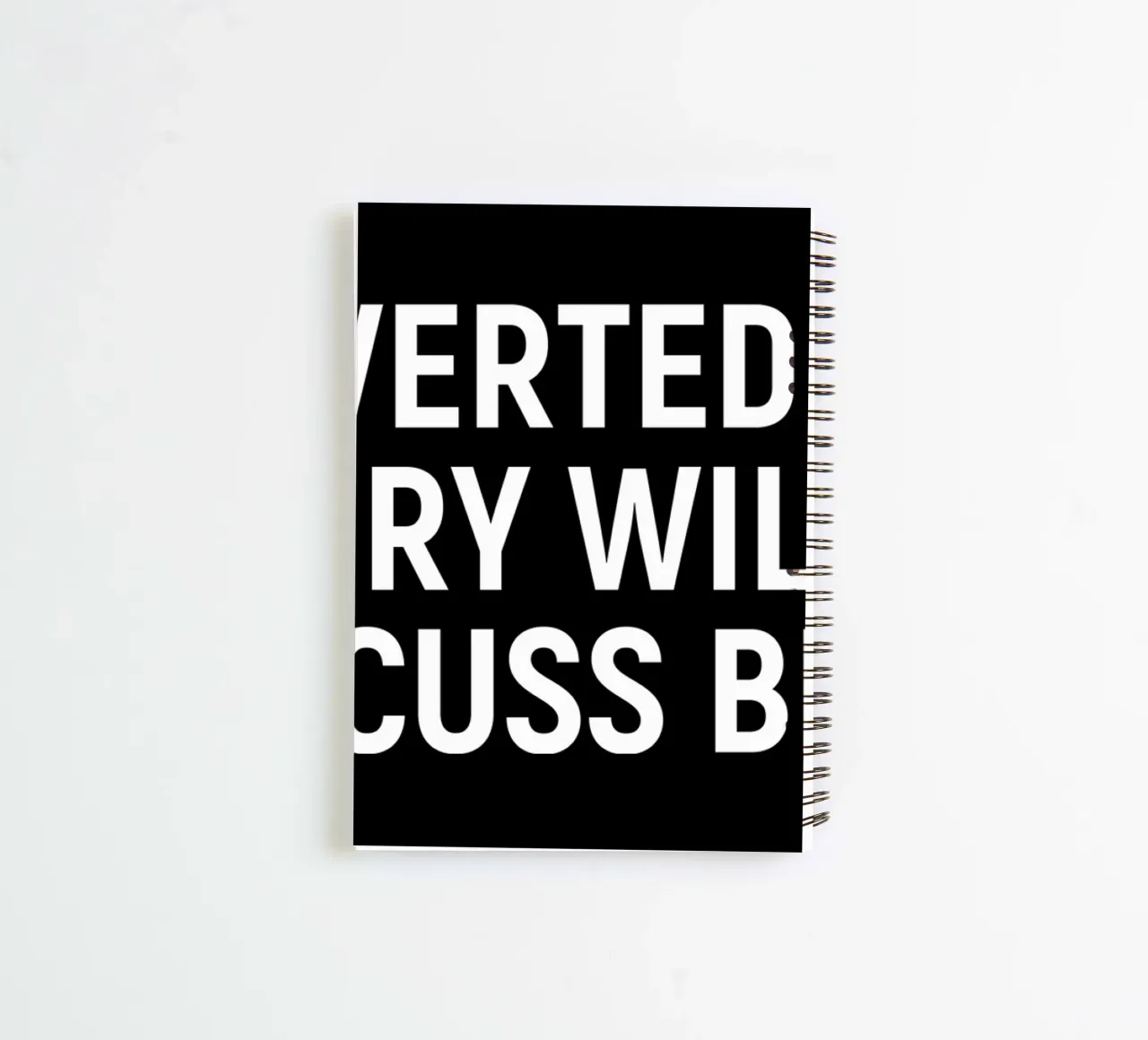 Introverted but very willing to discuss biology spiral notebook by happieeagle