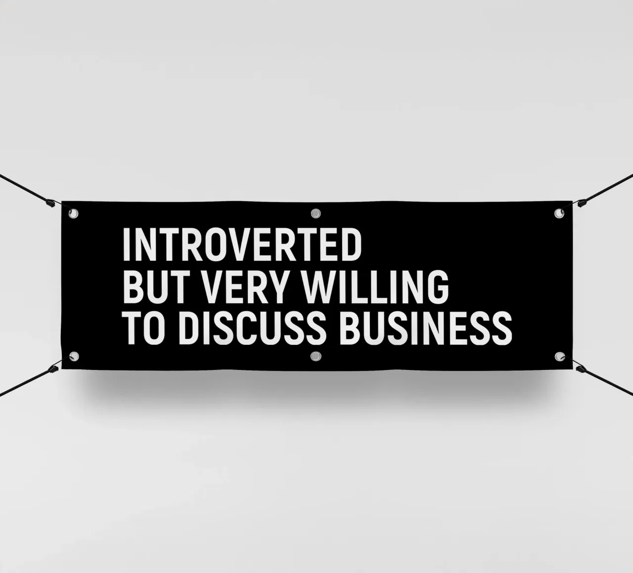 Introverted but very willing to discuss business telo in pvc da happieeagle