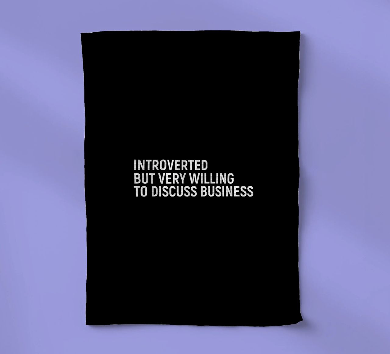 Introverted but very willing to discuss business canovaccio da cucina da happieeagle