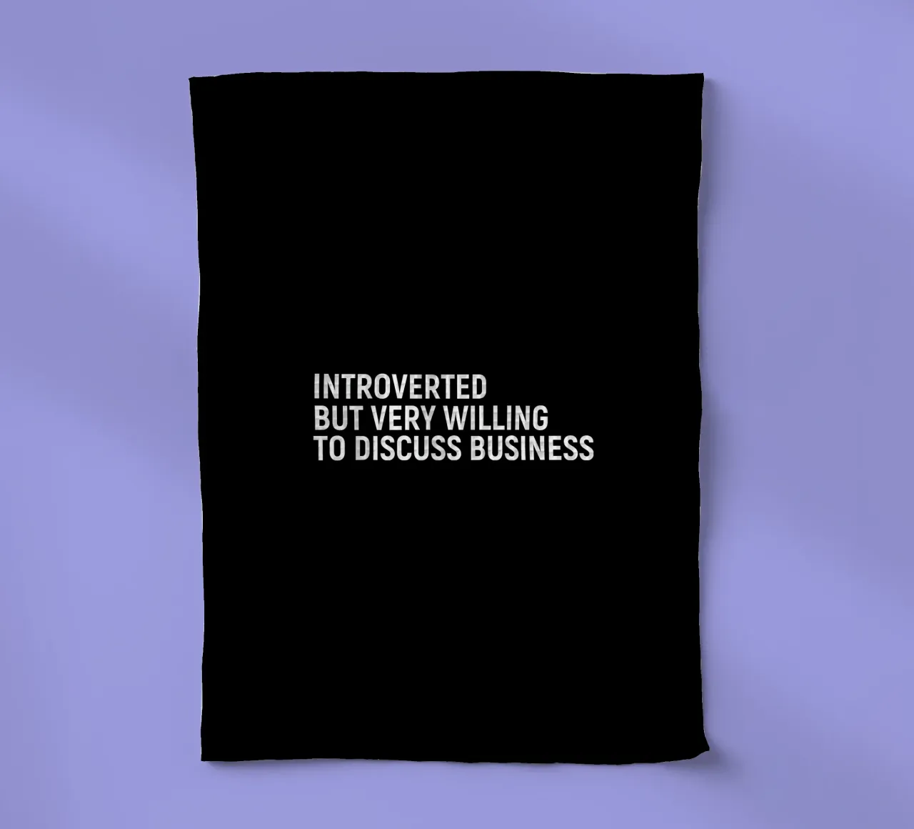 Introverted but very willing to discuss business canovaccio da cucina da happieeagle