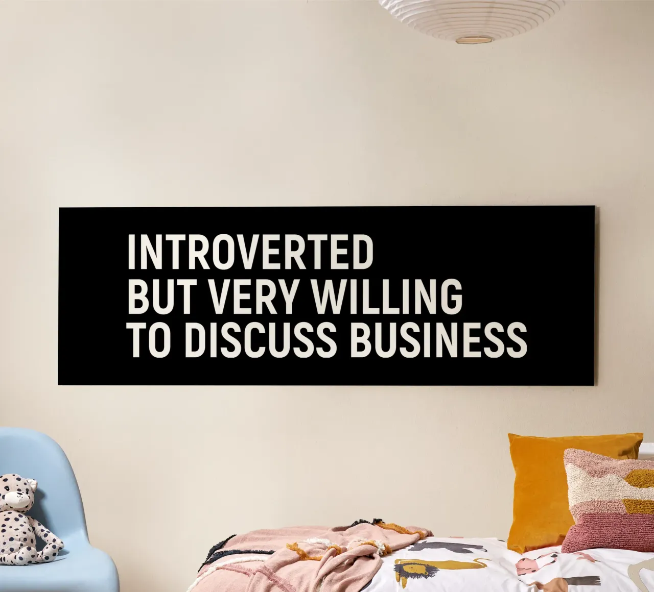 Introverted but very willing to discuss business alluminio dibond da happieeagle