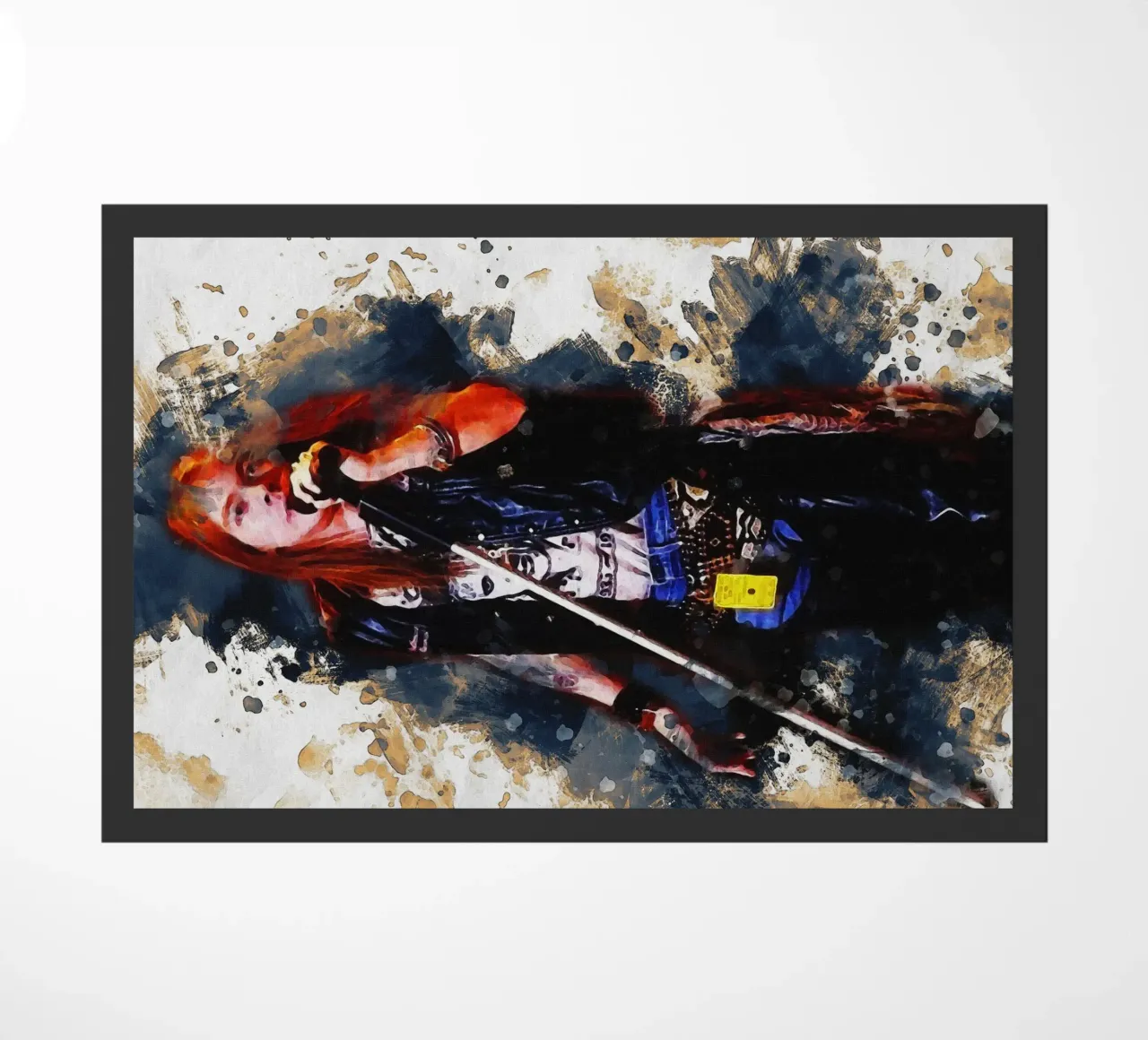 Macchia di rose Portrait axl zerbino da Gunawan Rb
