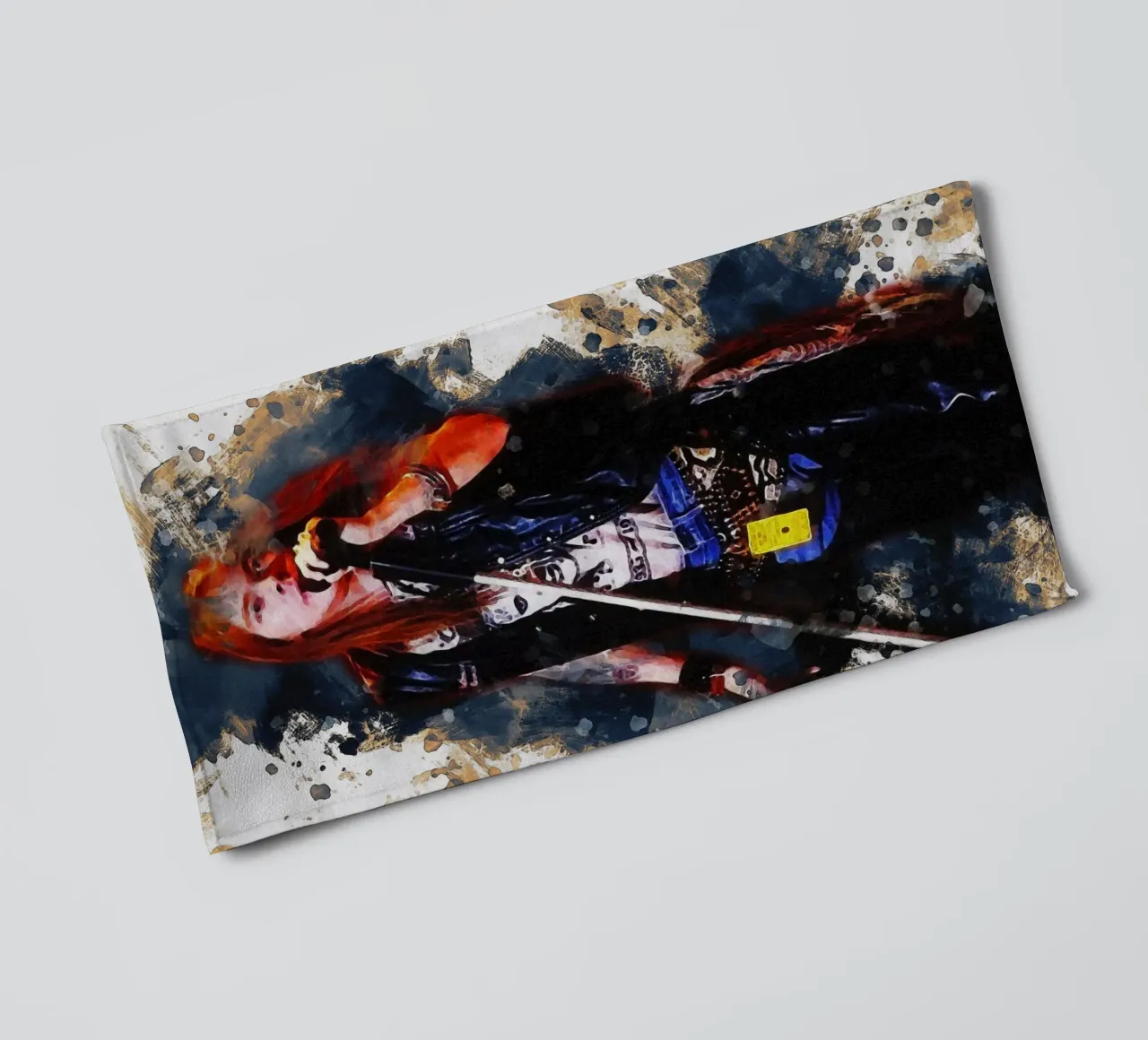 La boue de Portrait axl roses serviette de bain de Gunawan Rb