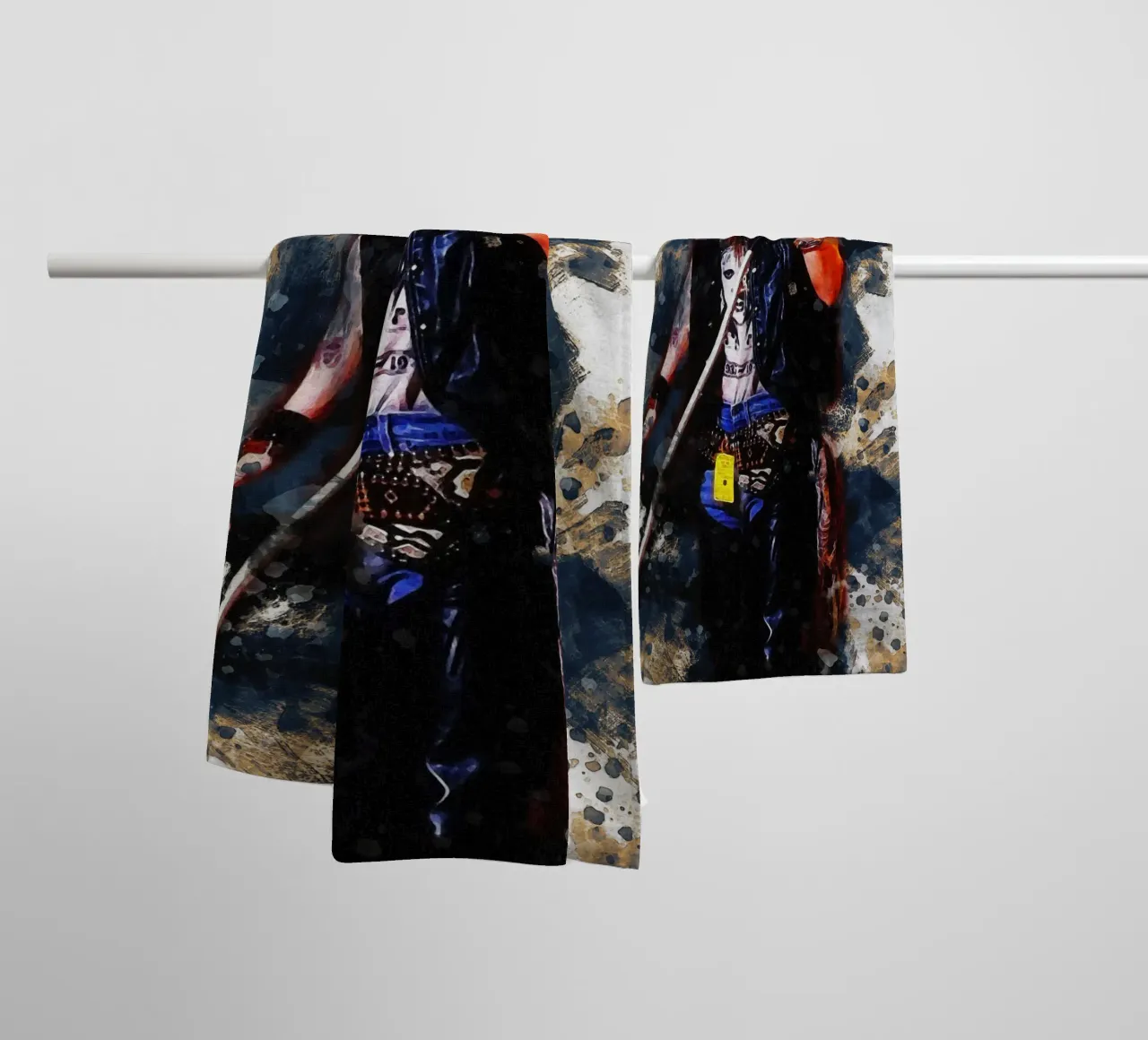 La boue de Portrait axl roses serviette de bain de Gunawan Rb