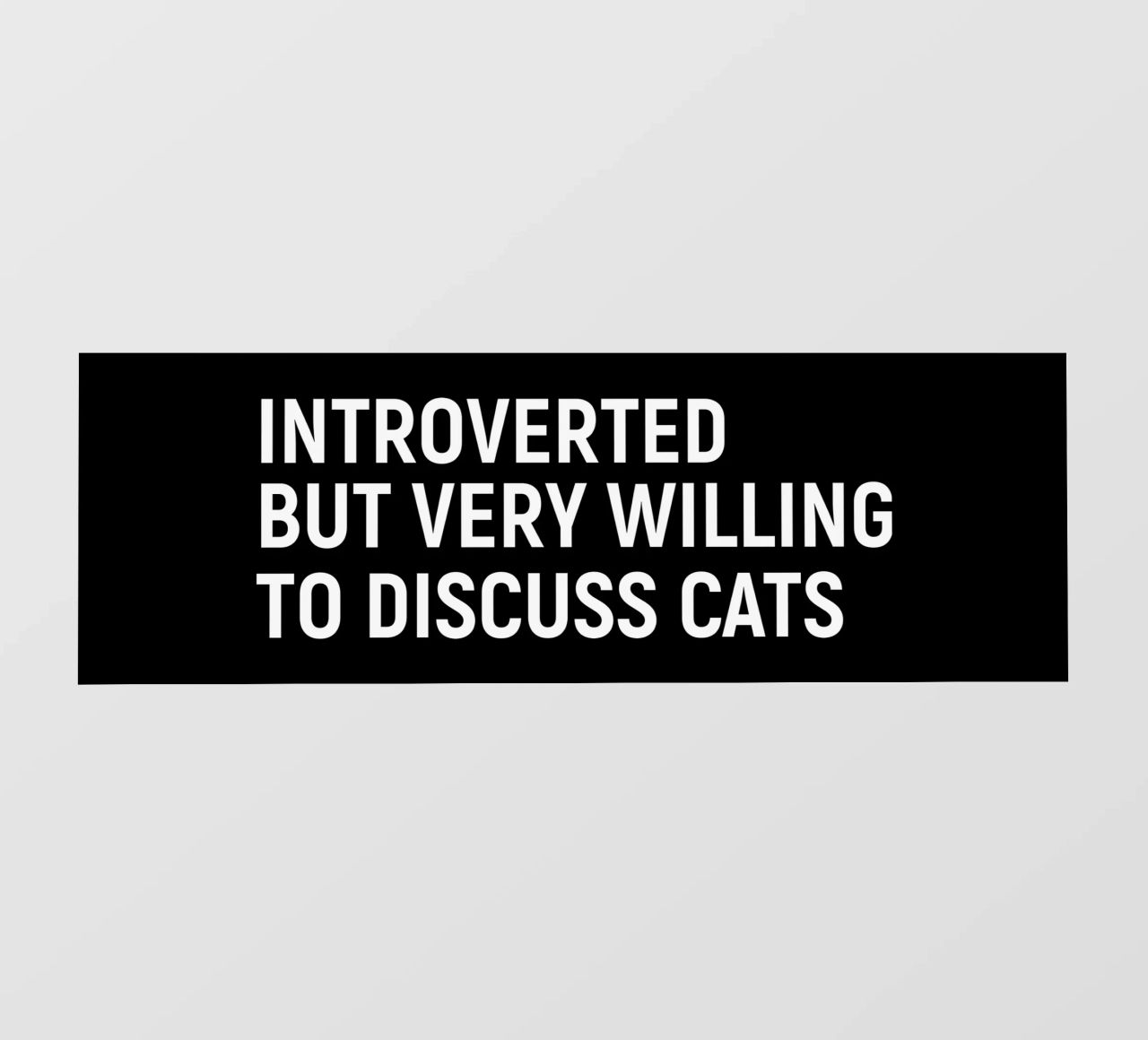 Introverted but very willing to discuss cats pellicola backlit da happieeagle