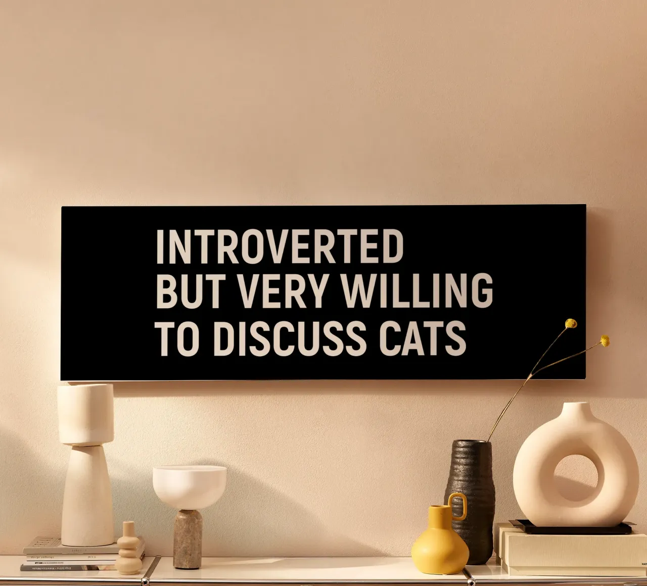Introverted but very willing to discuss cats tela da happieeagle