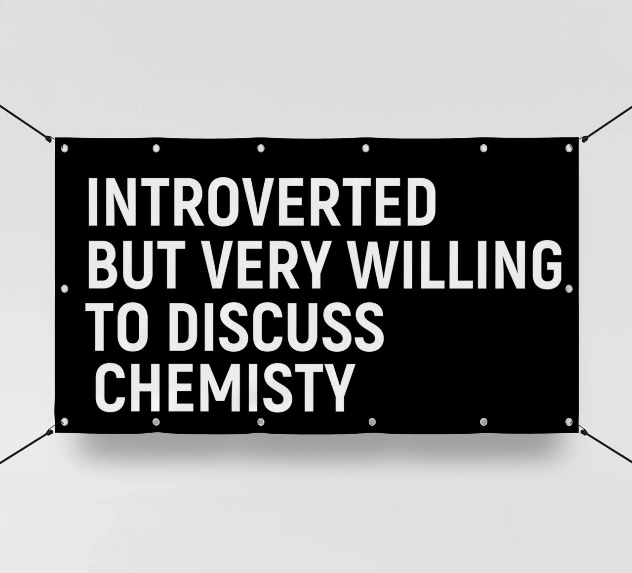 Introverted but very willing to discuss chemistry telo in pvc da happieeagle