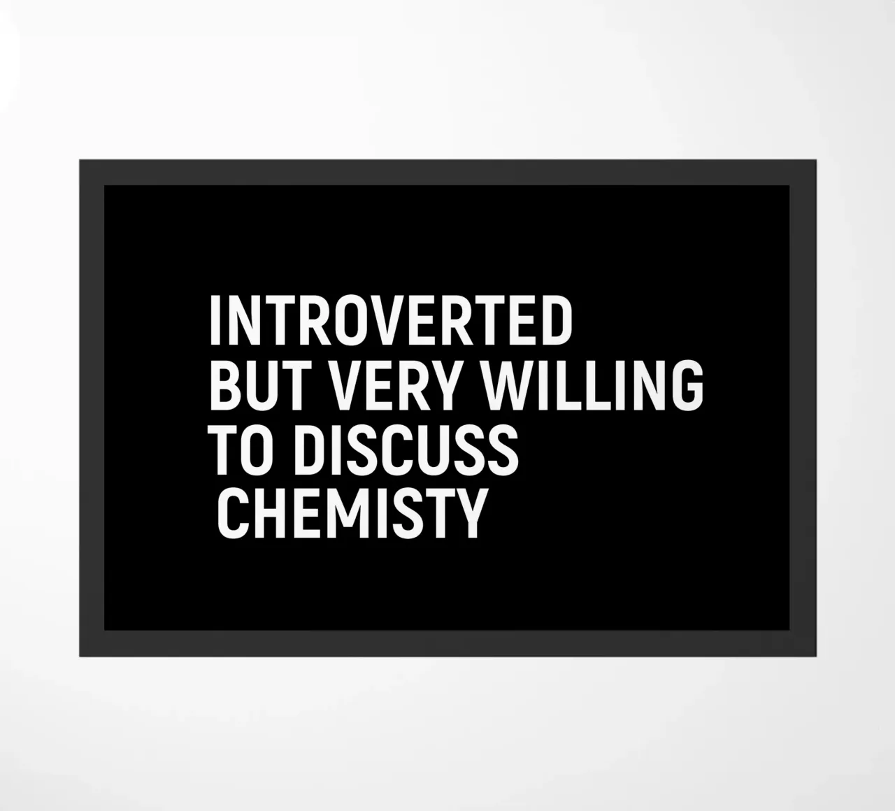 Introverted but very willing to discuss chemistry zerbino da happieeagle