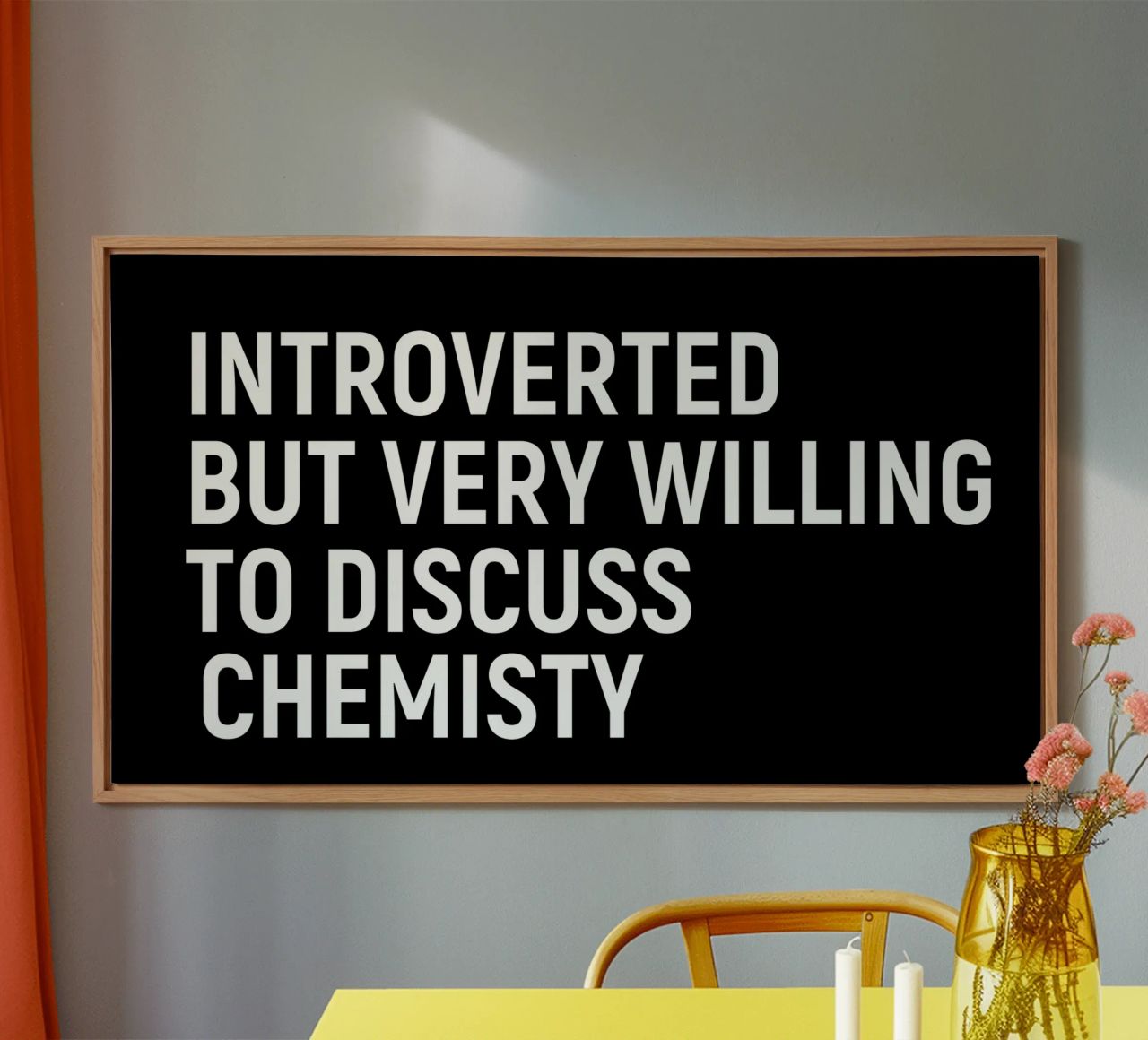 Introverted but very willing to discuss chemistry alluminio dibond da happieeagle