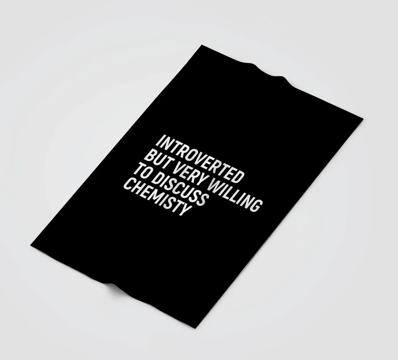 Introverted but very willing to discuss chemistry coperta in pile da happieeagle