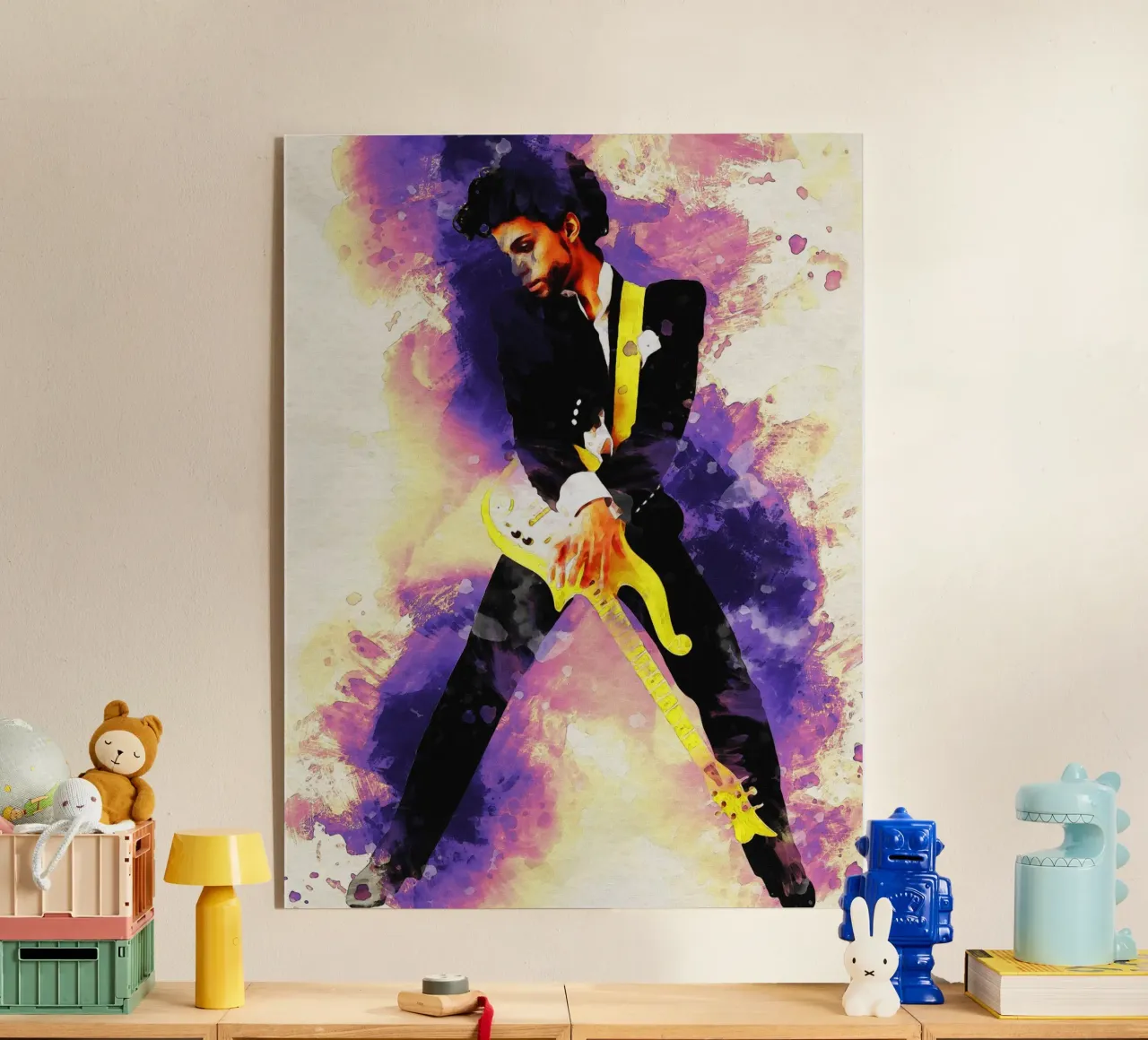 Smudge Prince Rogers Nelson acrylic glass by Gunawan Rb
