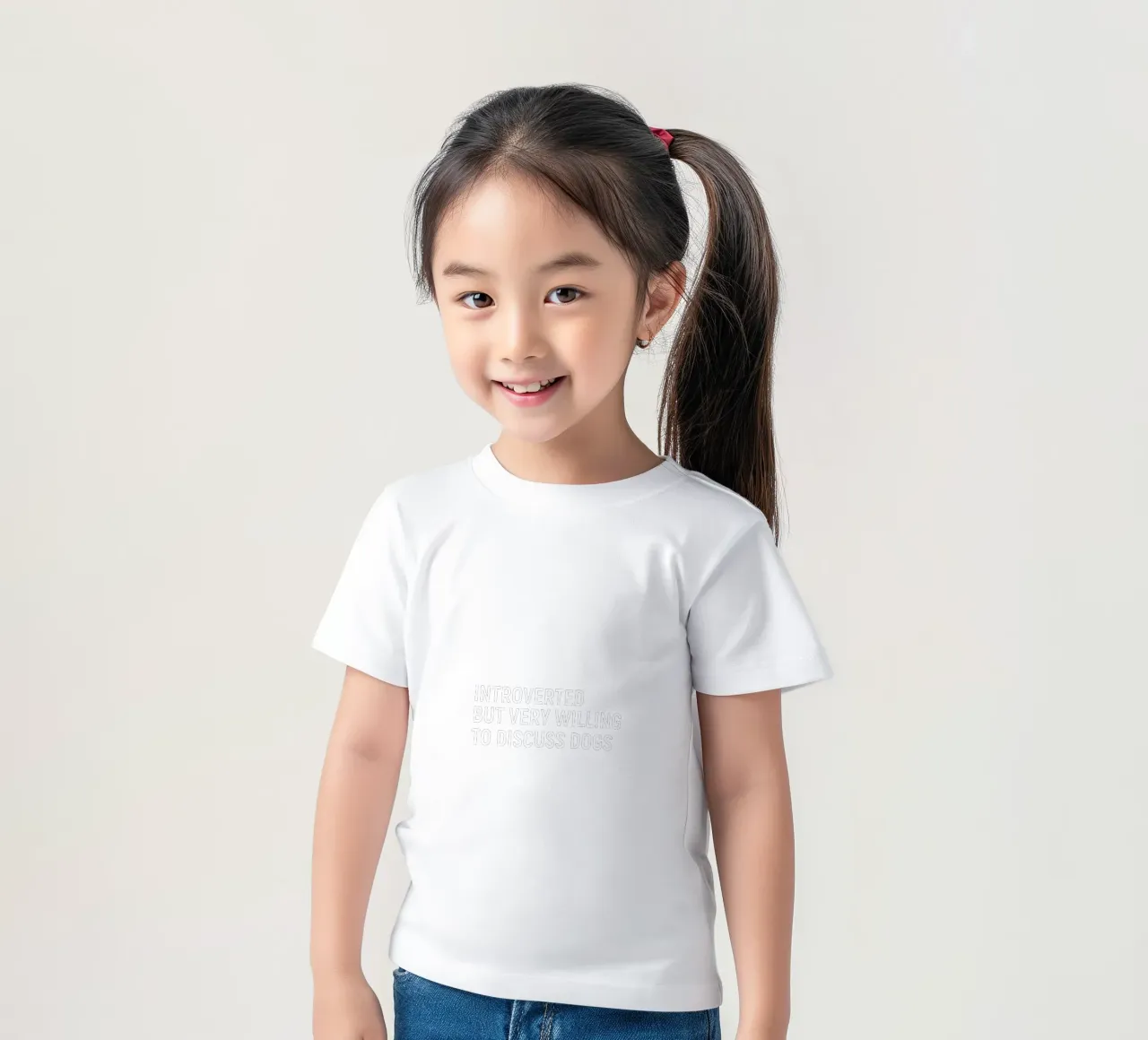 Introverted but very willing to discuss dogs t-shirt bambini da happieeagle