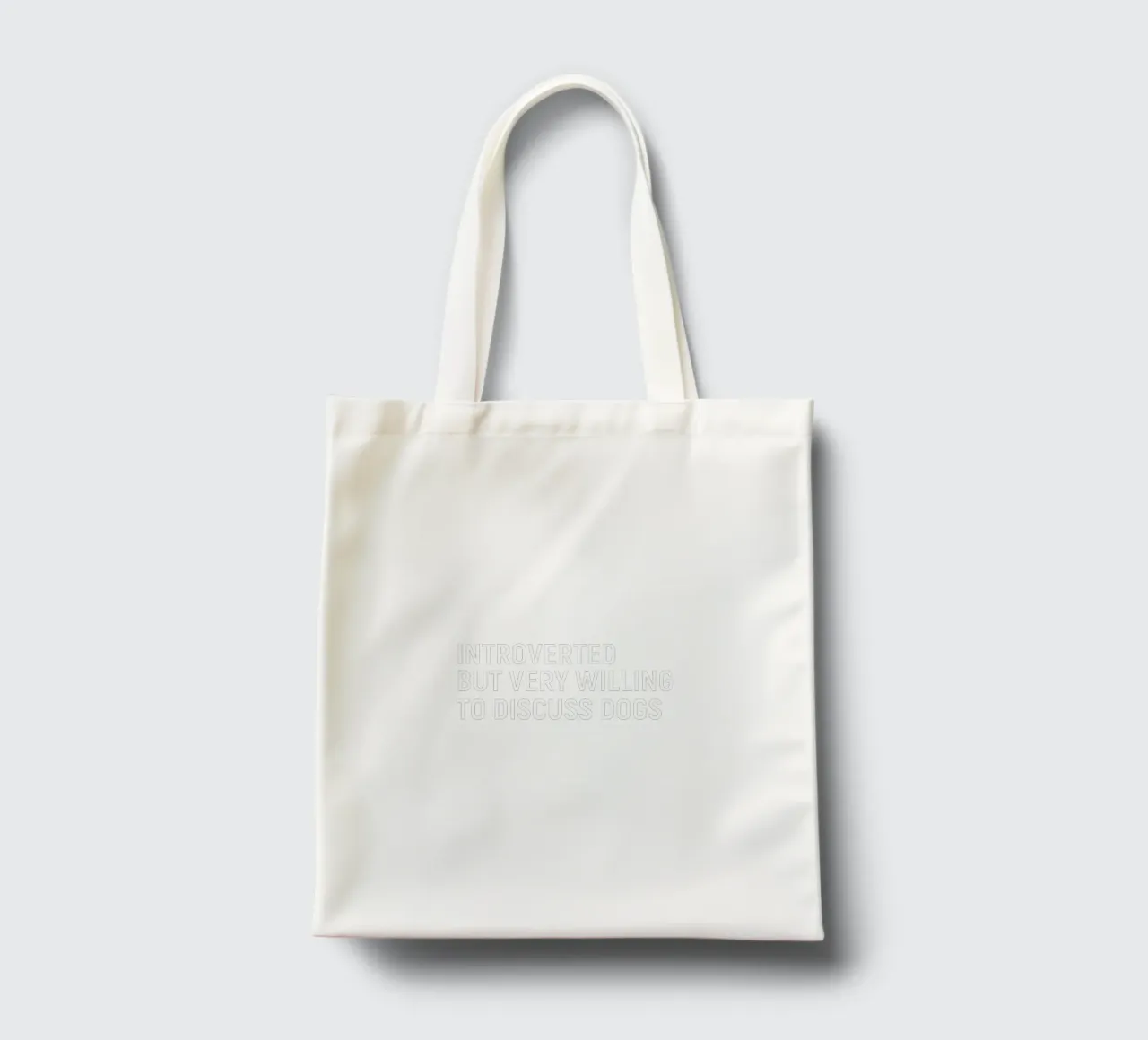 Introverted but very willing to discuss dogs borsa in juta da happieeagle