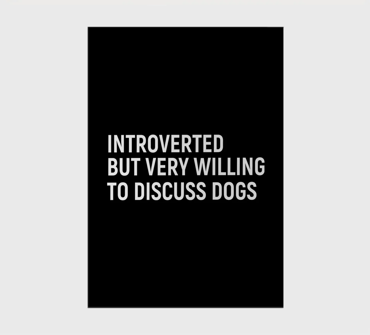 Introverted but very willing to discuss dogs diario da happieeagle