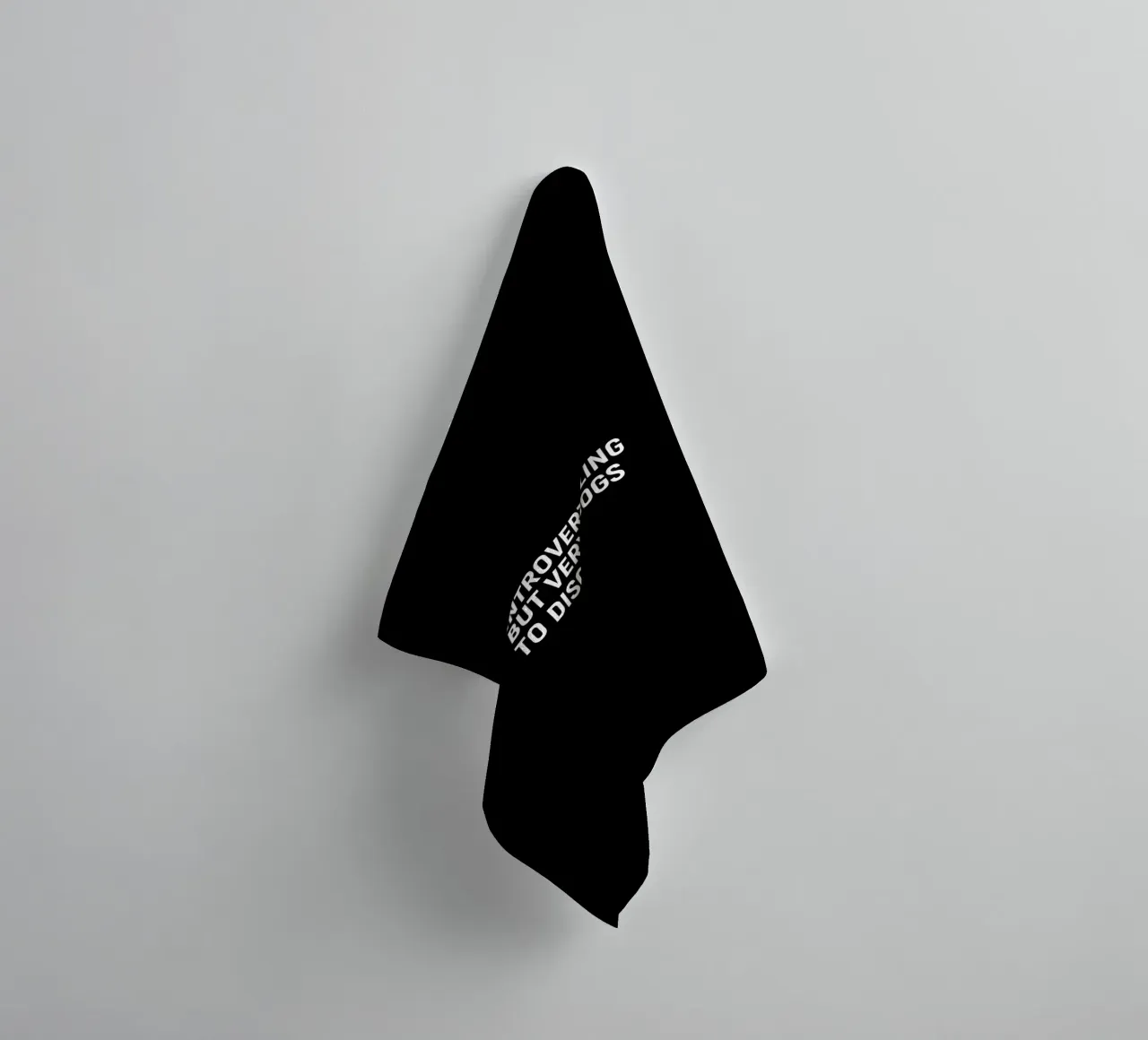 Introverted but very willing to discuss dogs towel by happieeagle