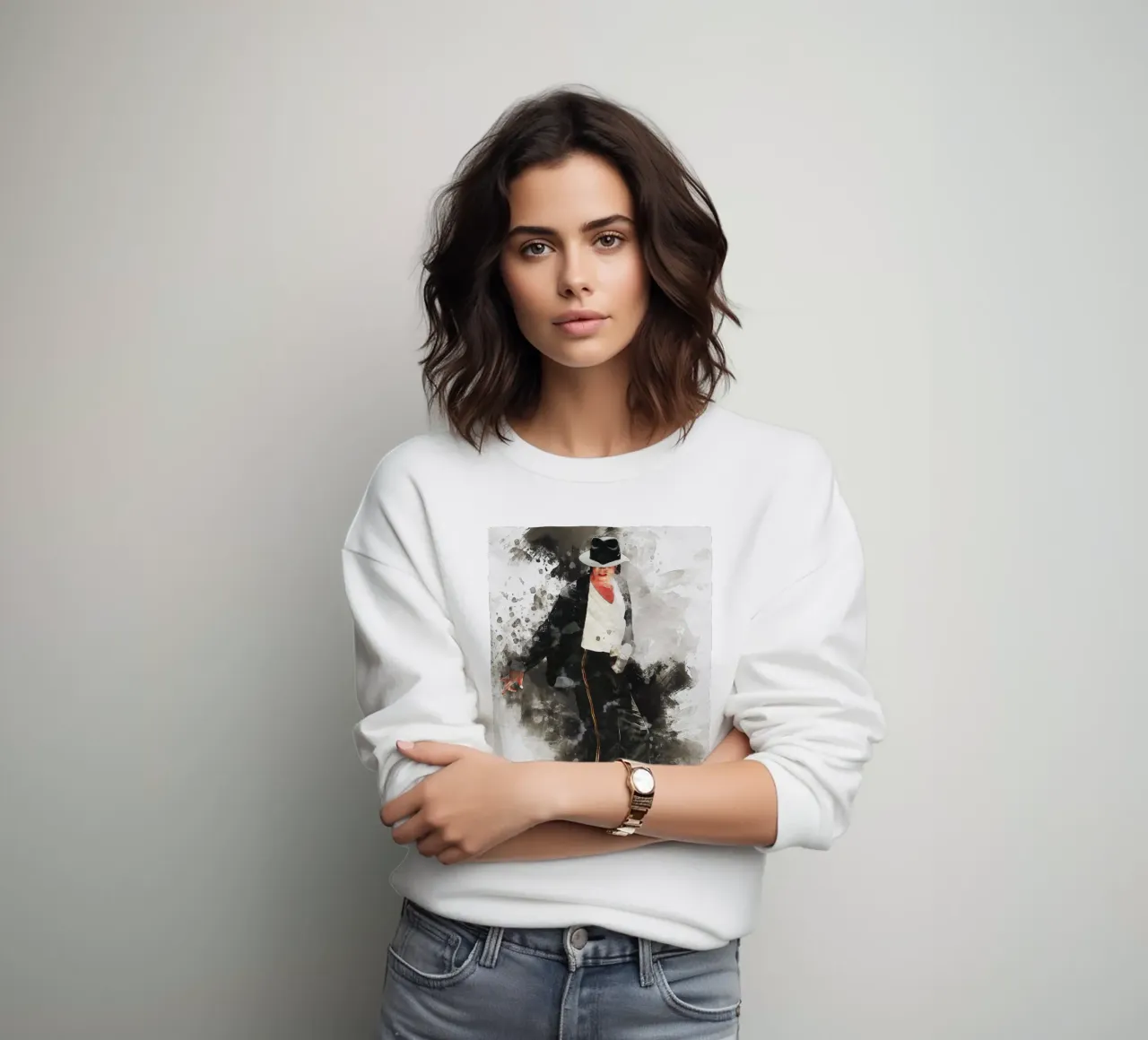 Smudge Re del Pop felpa da Gunawan Rb