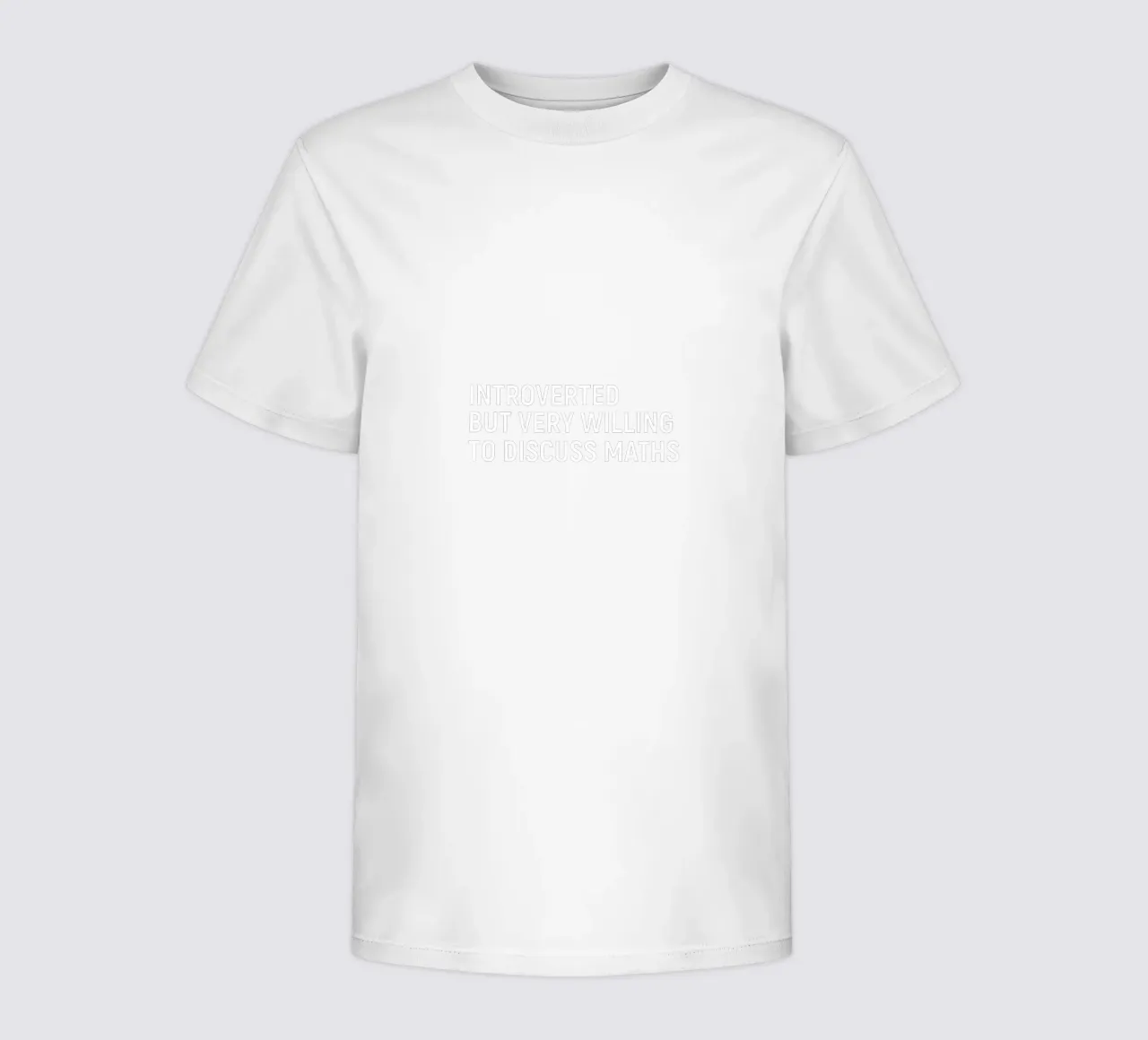 Introverted but very willing to discuss maths t-shirt bambini da happieeagle