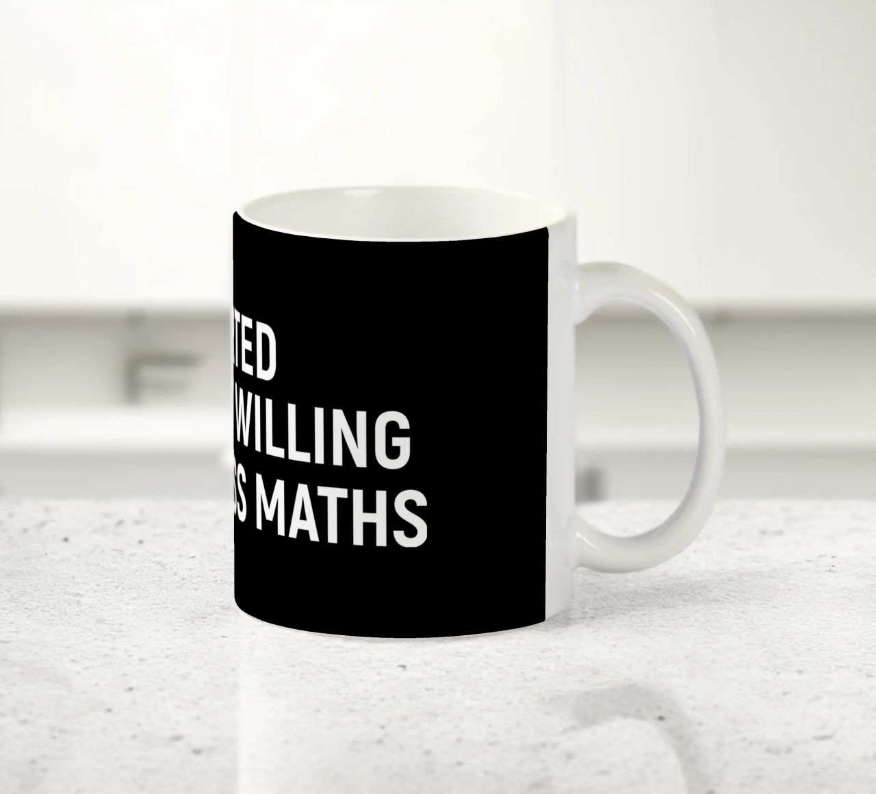 Introverted but very willing to discuss maths tazza in ceramica da happieeagle