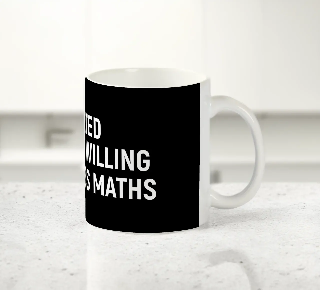 Introverted but very willing to discuss maths tazza in ceramica da happieeagle
